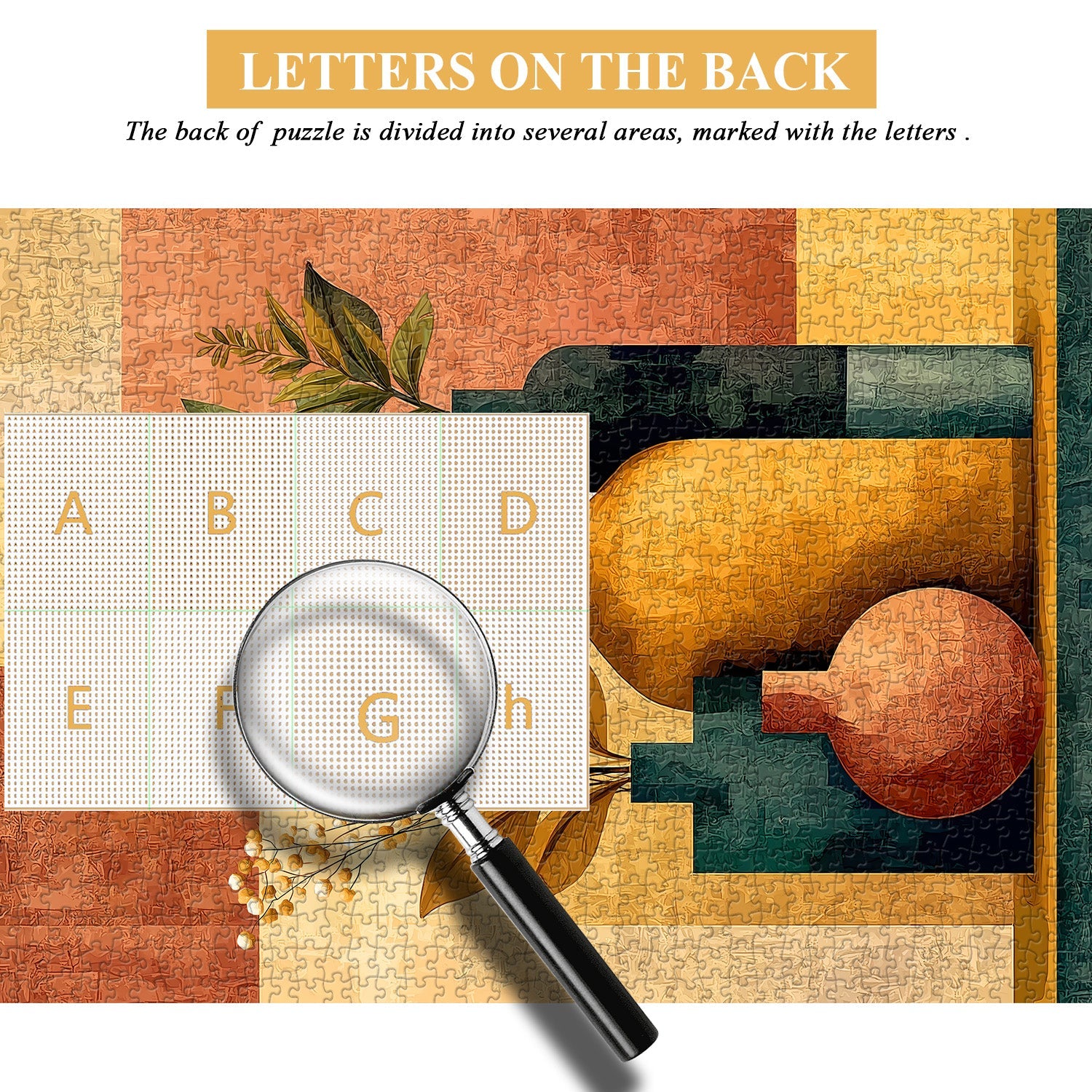 Puzzle d'art nature morte aux tons chauds 1000 pièces