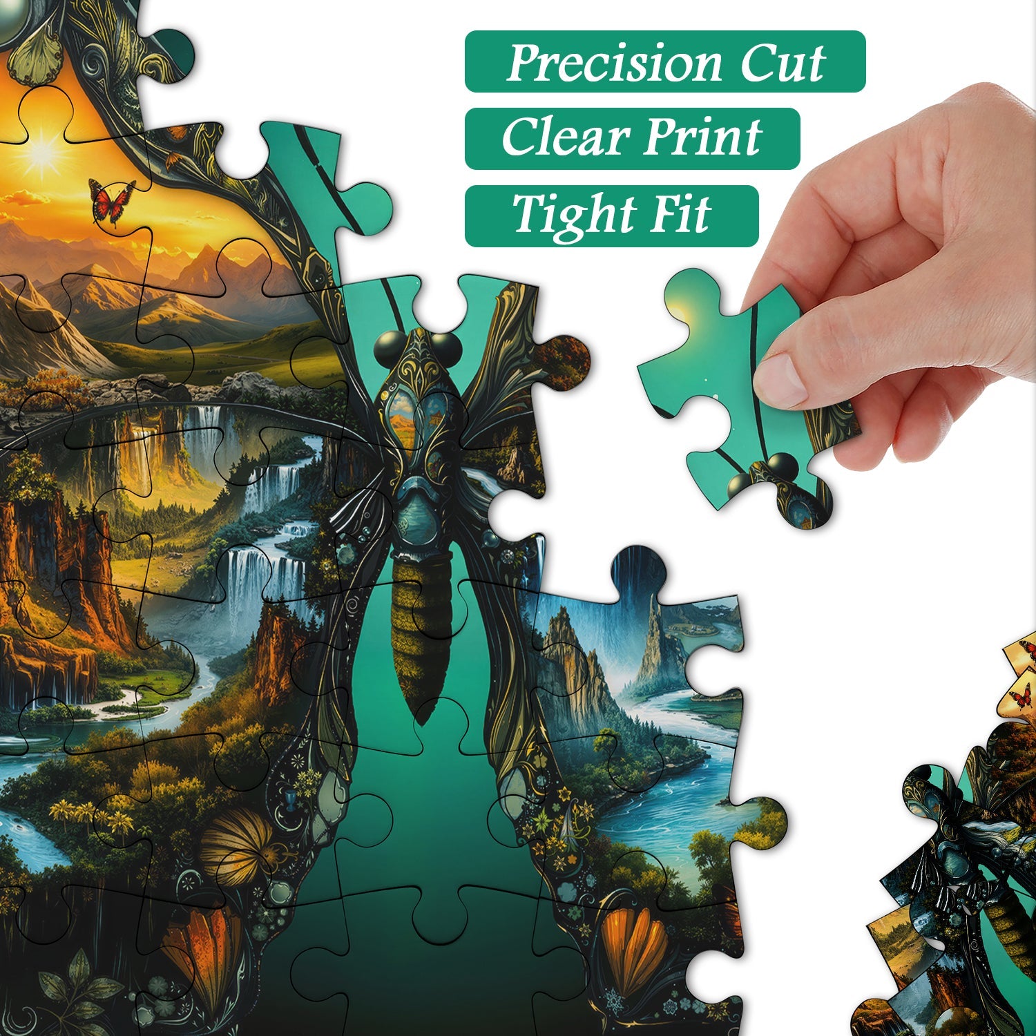 Puzzle 1000 pièces Wings of Landscapes