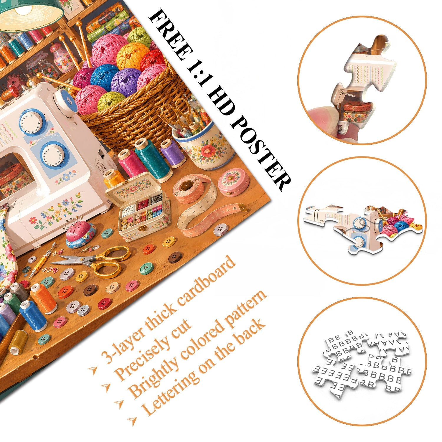 Crafting Corner Jigsaw Puzzle 1000 Pieces