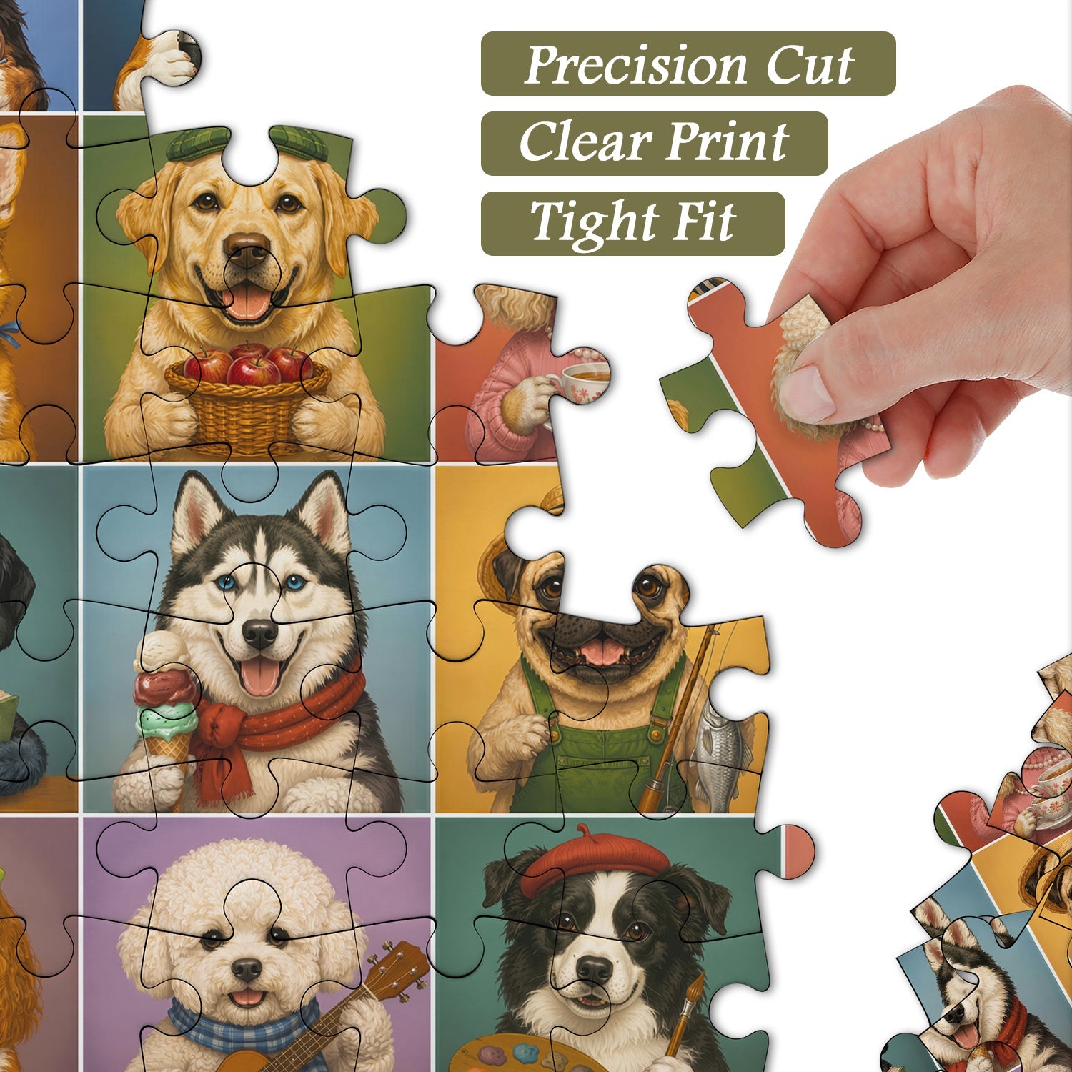 Puppy Gallery Jigsaw Puzzle 1000 Piece