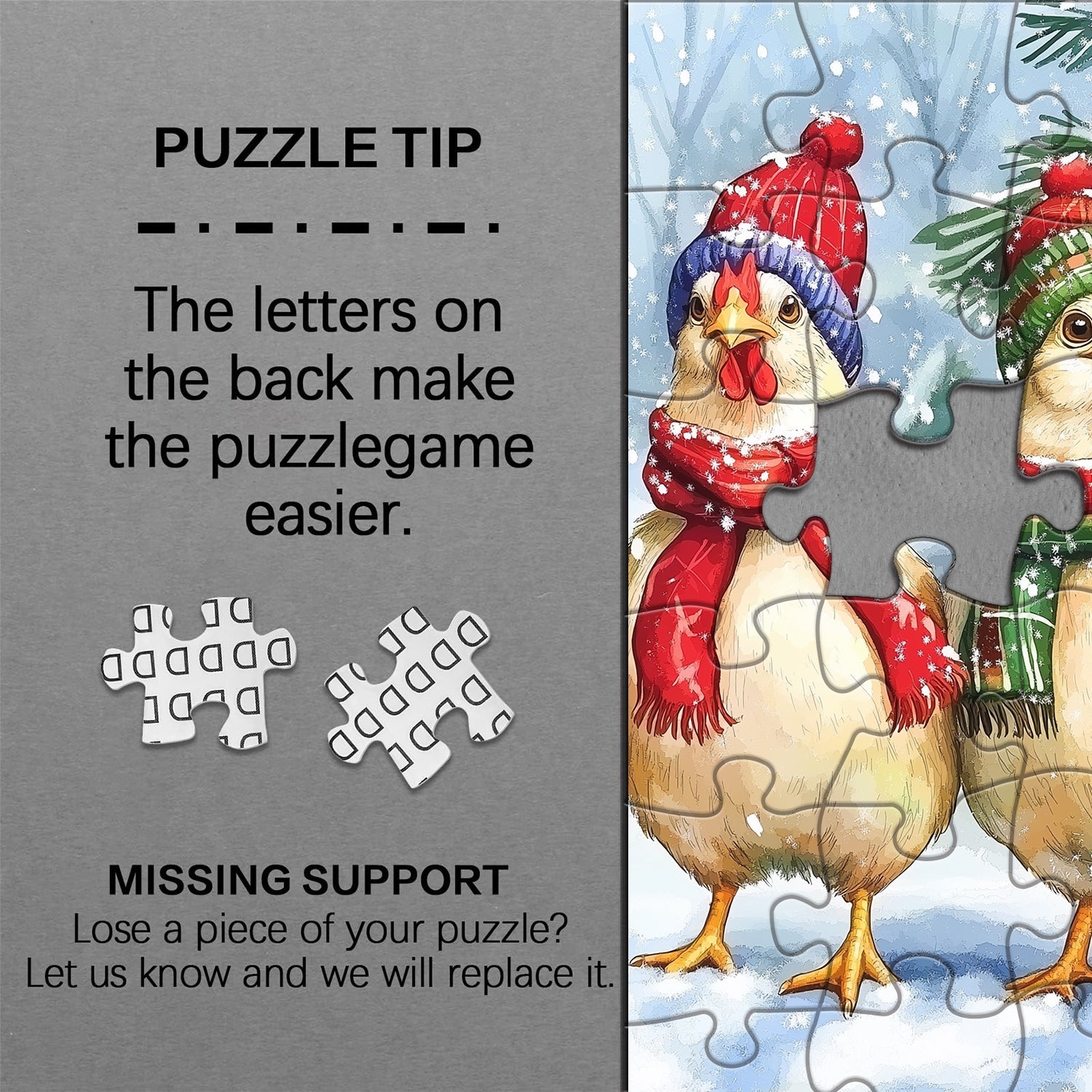 Winter Hat Chicks Jigsaw Puzzles 1000 Pieces