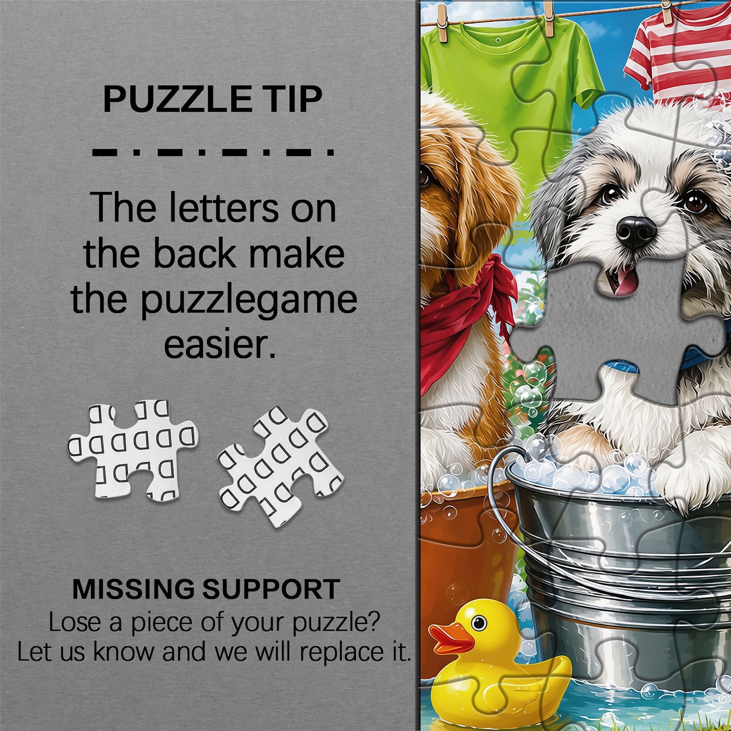 Bubble Puppies Jigsaw Puzzle 1000 Piece