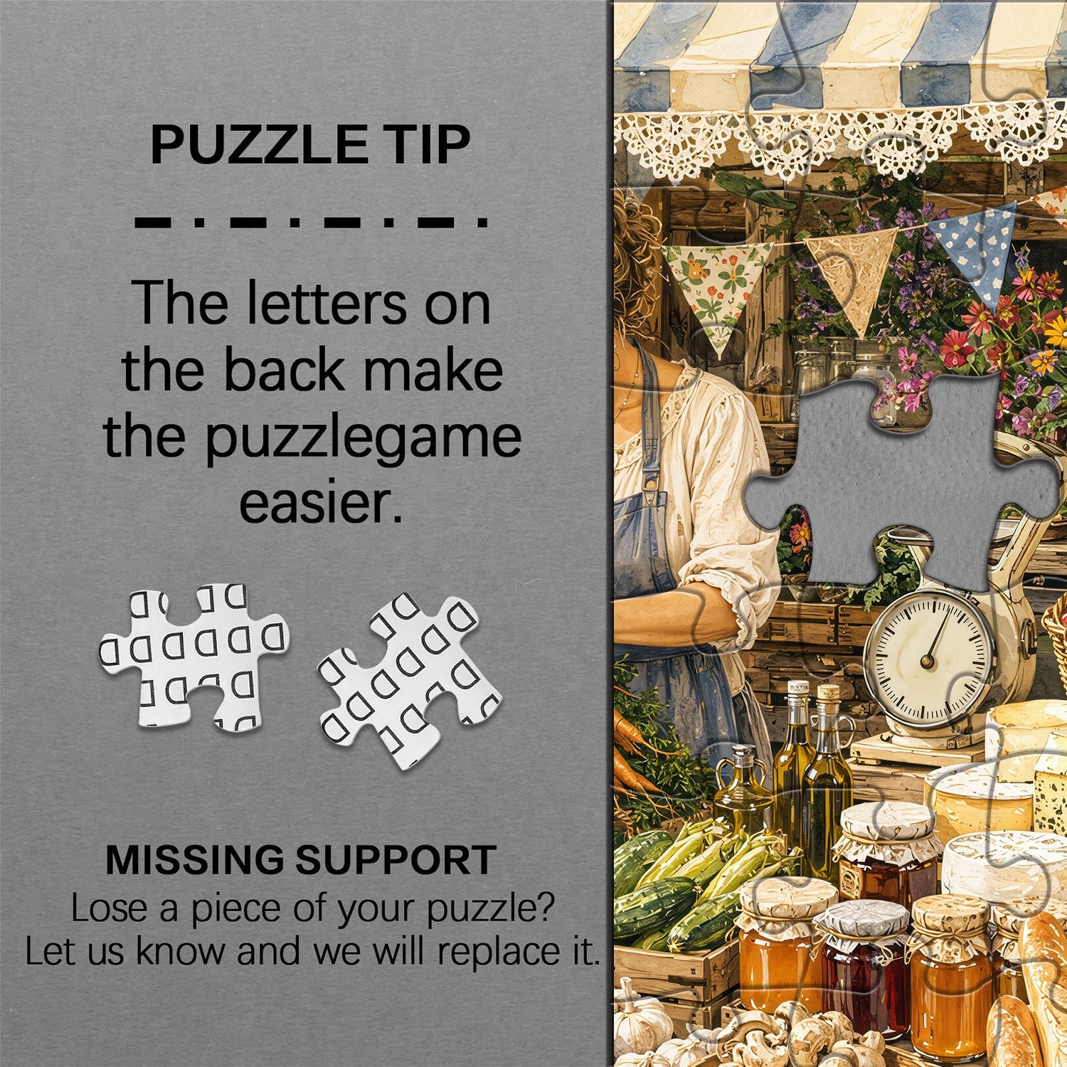 Harvest Stall Jigsaw Puzzle 1000 Piece