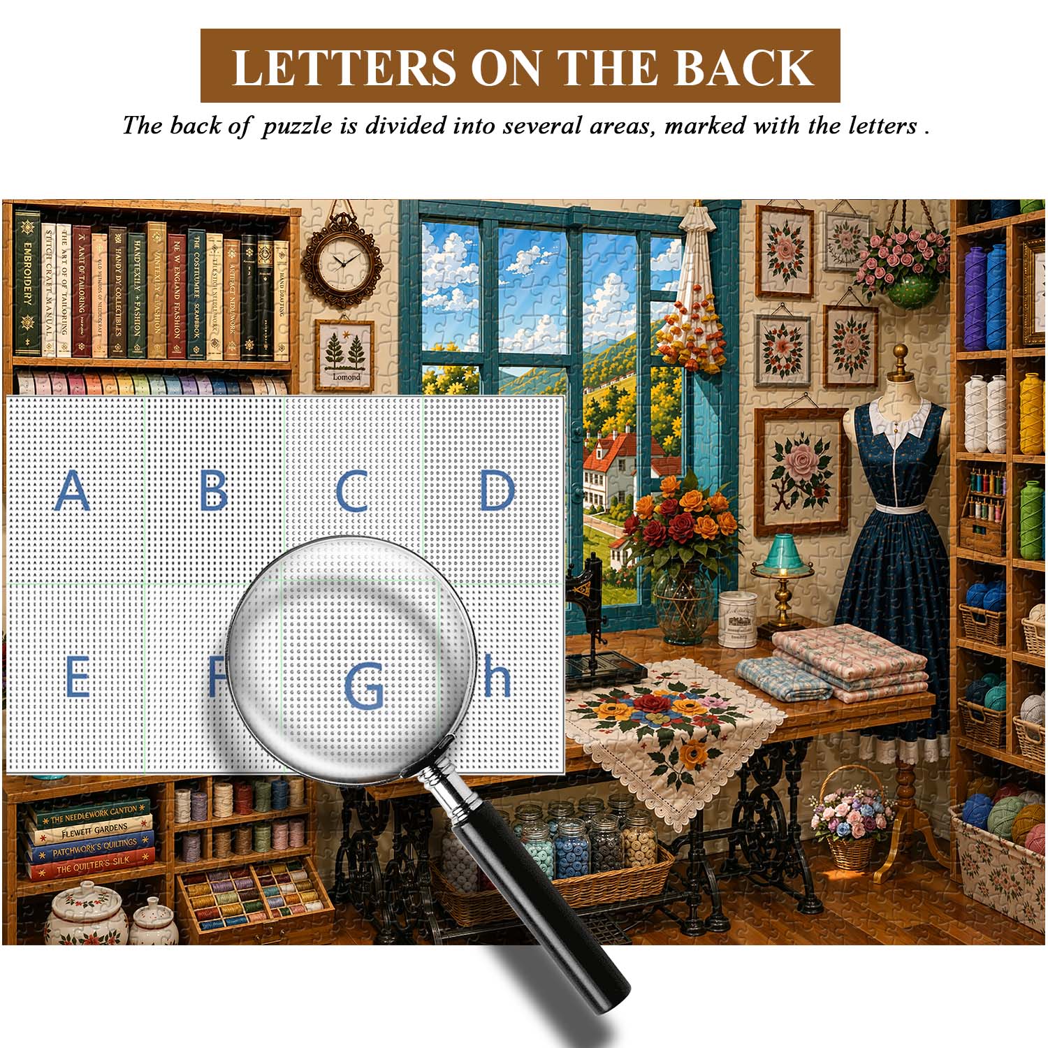 Cozy Sewing Room Jigsaw Puzzle 1000 Piece