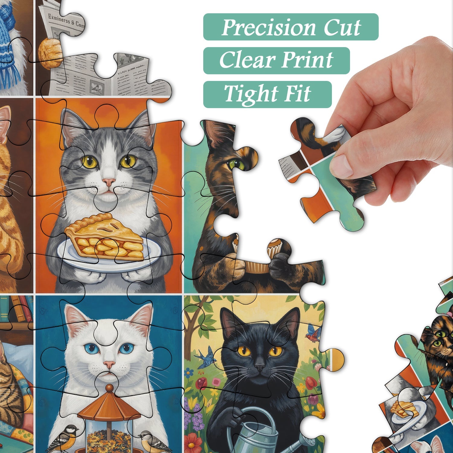 Kitty Leisure Jigsaw Puzzle 1000 Piece