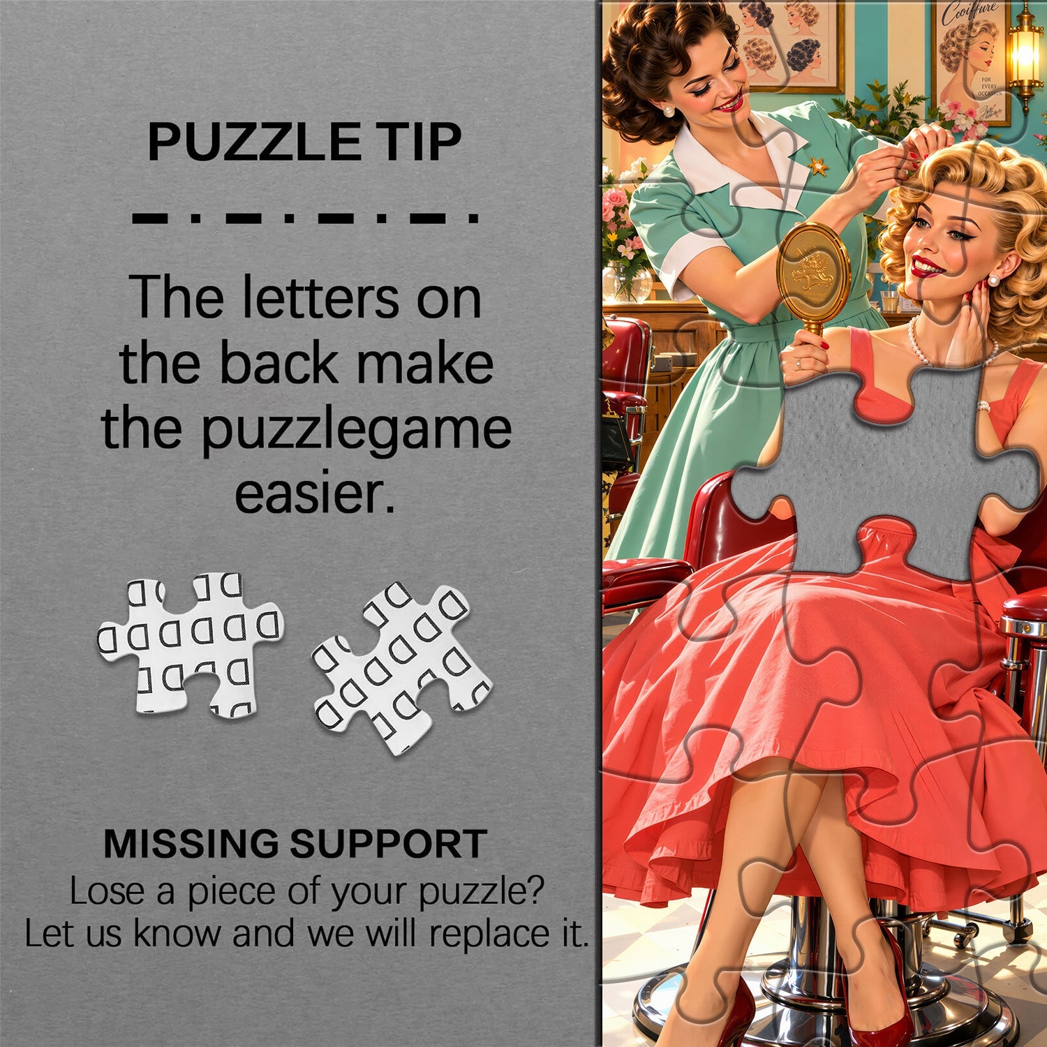 Retro Beauty Salon Jigsaw Puzzle 1000 Pieces