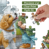 Good Friends in the Rain Jigsaw Puzzles 1000 Piece