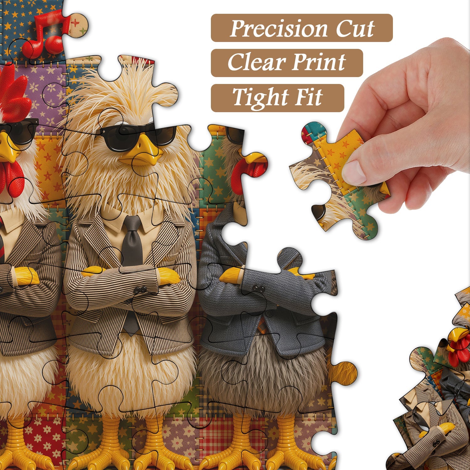 The Cool Clucks Jigsaw Puzzle 1000 Piece