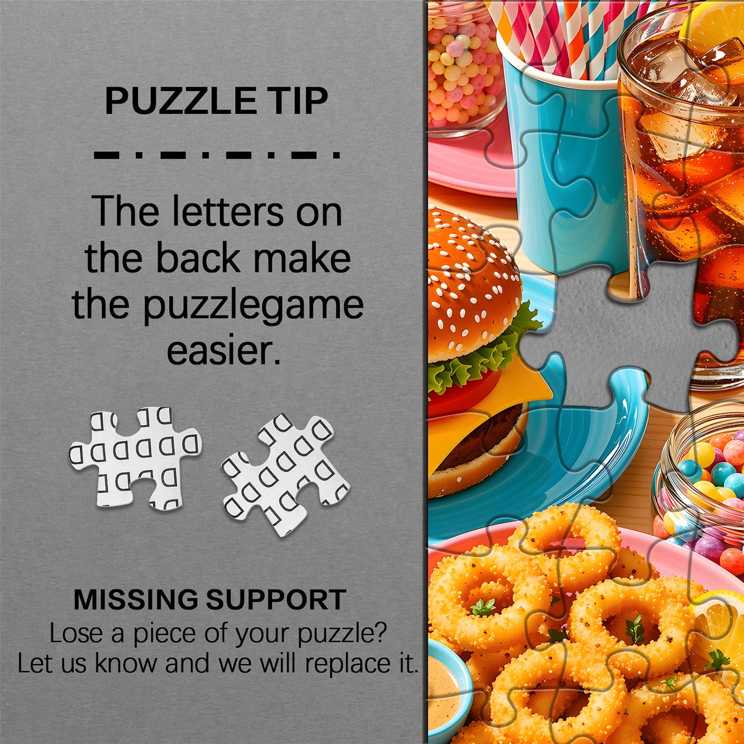 Colorful Bites Jigsaw Puzzle 1000 Pieces