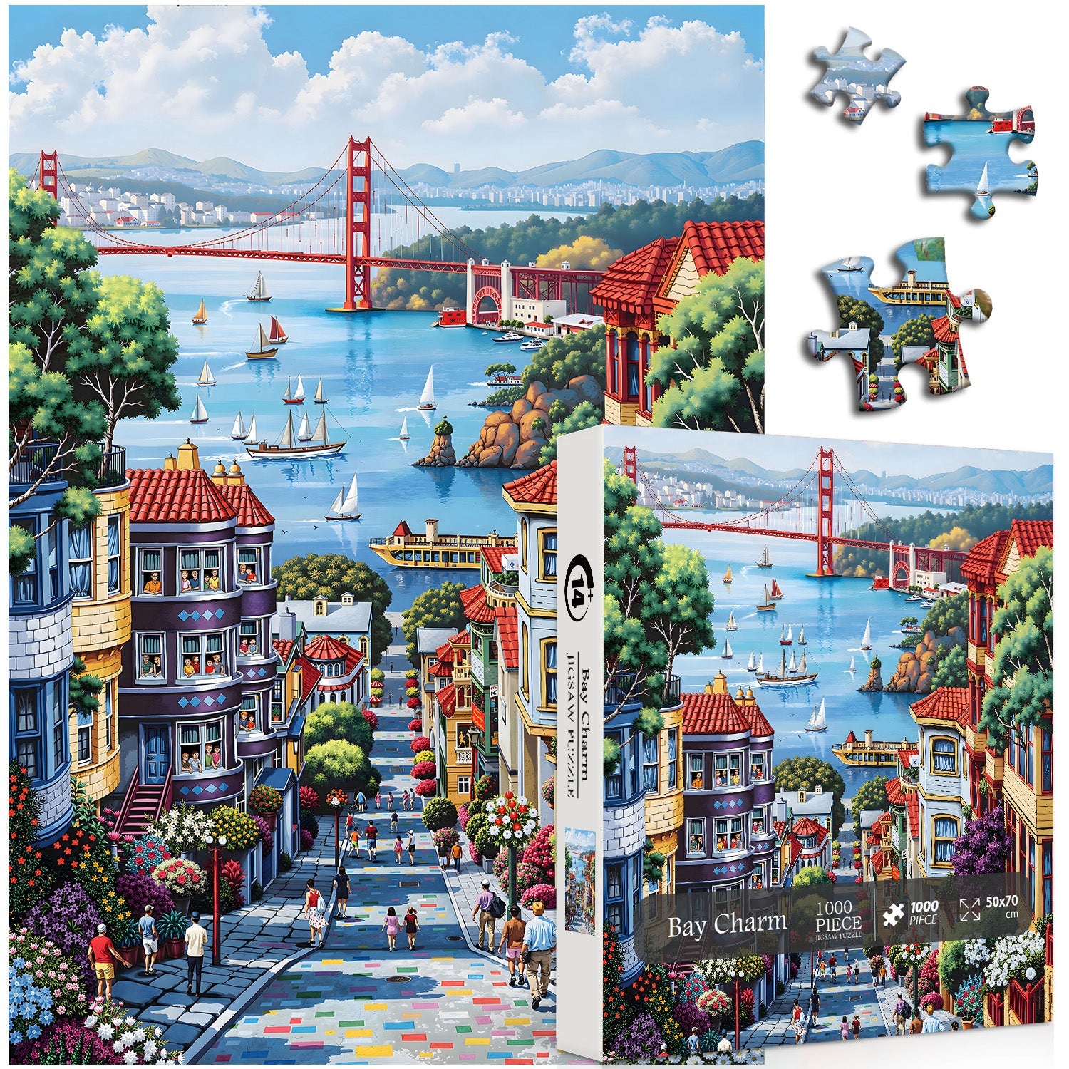 Bay Charm Jigsaw Puzzle 1000 Pieces