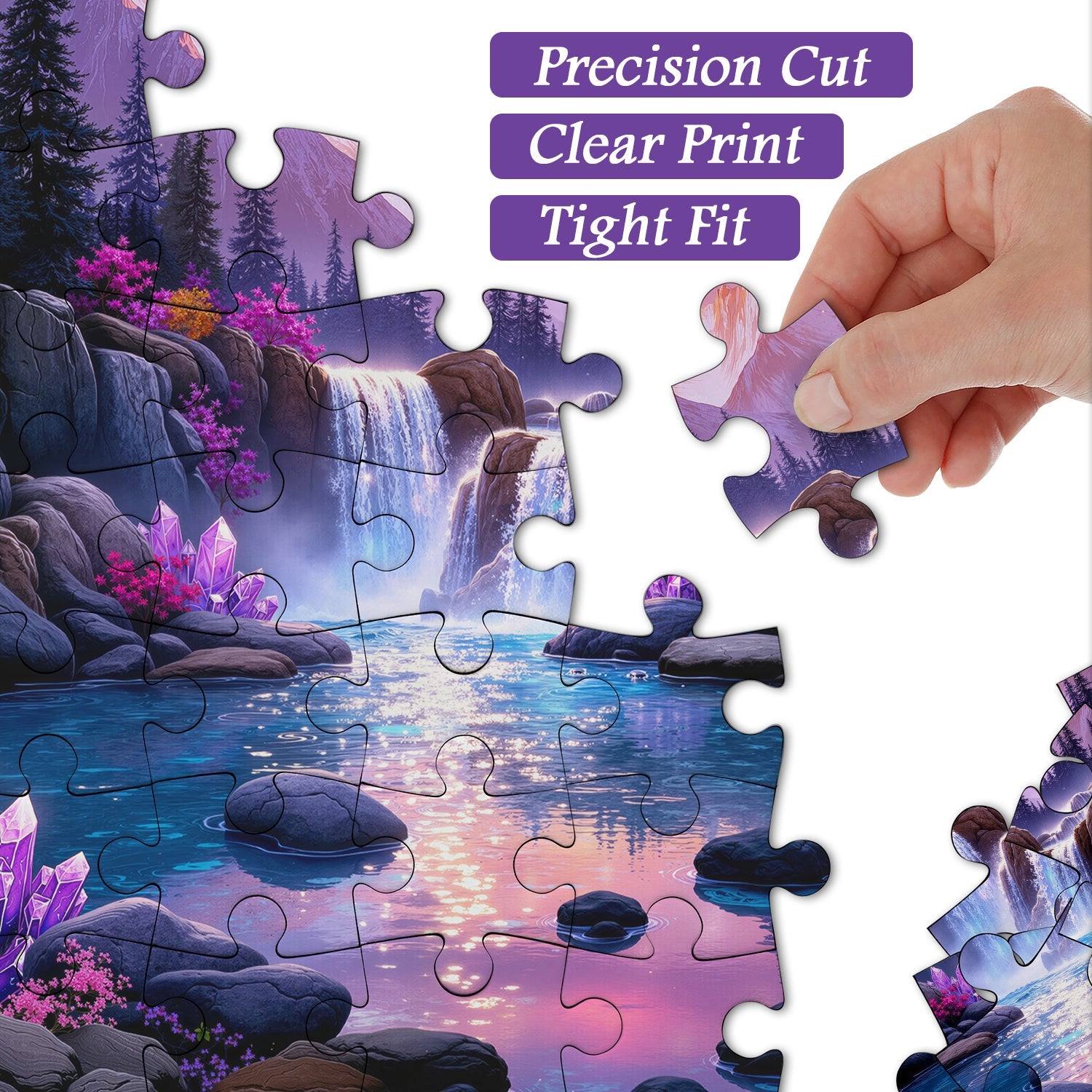 Amethyst Secret Realm Jigsaw Puzzle 1000 Pieces