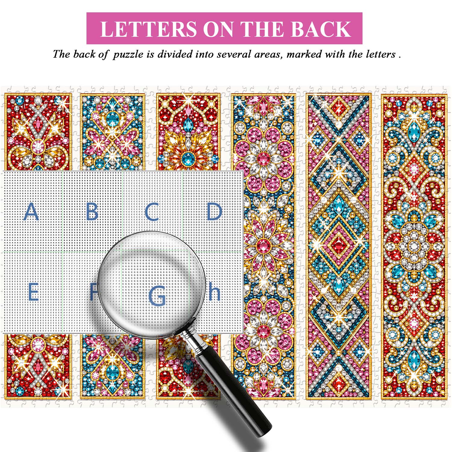 Sparkle Bookmarks Jigsaw Puzzle 1000 Piece