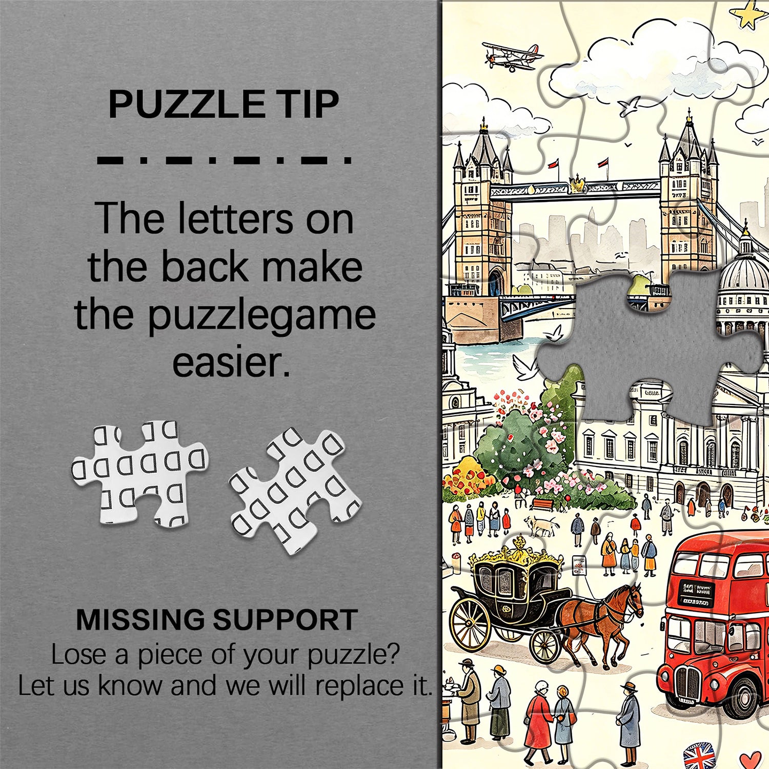 Puzzle panorama urbain 1000 pièces