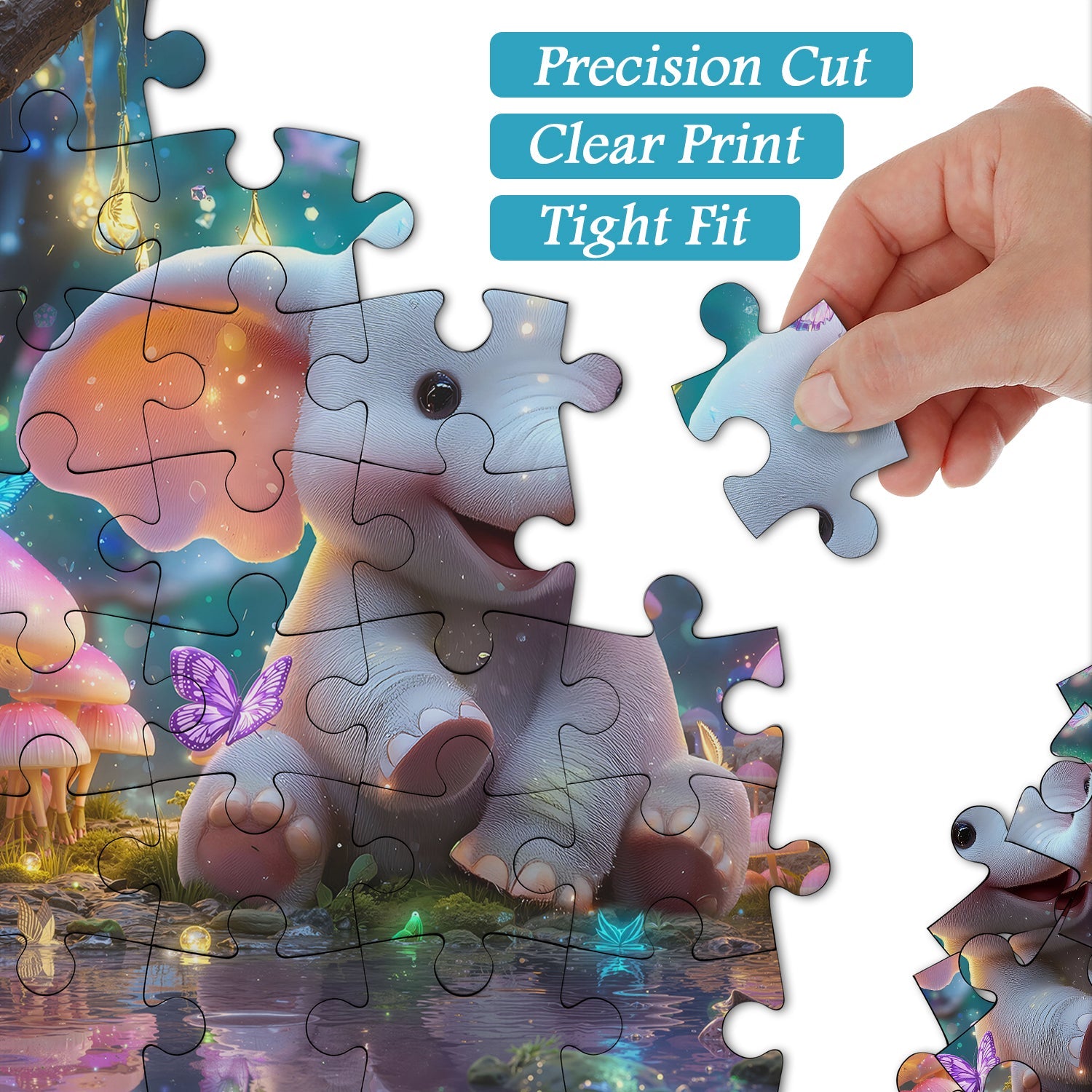 Glowwood Calf Jigsaw Puzzle 1000 Pieces