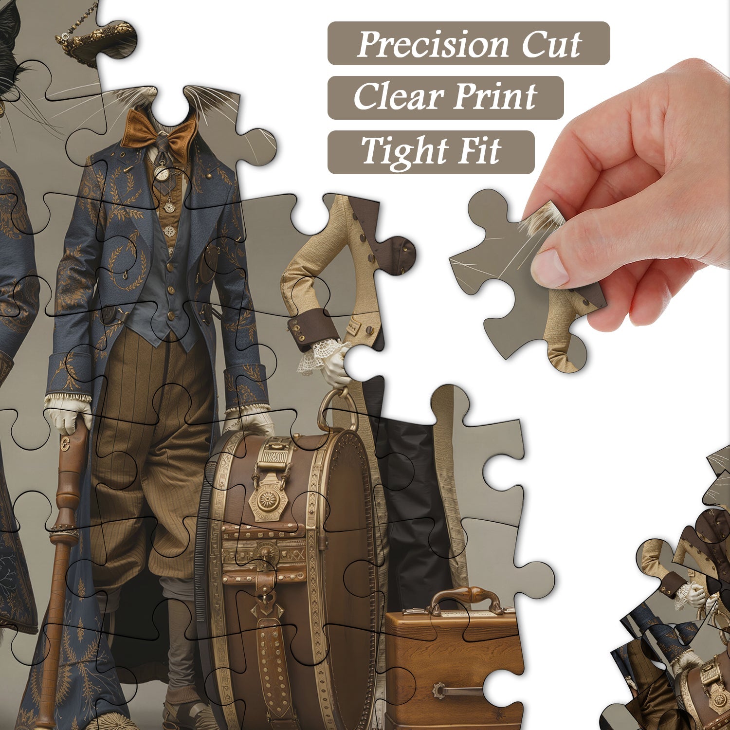 Gentle-Cat Aristocracy Jigsaw Puzzle 1000 Piece