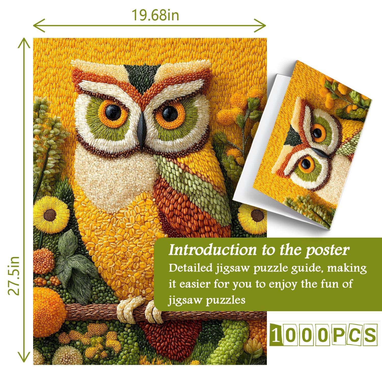 Grain Owl Puzzle 1000 pièces