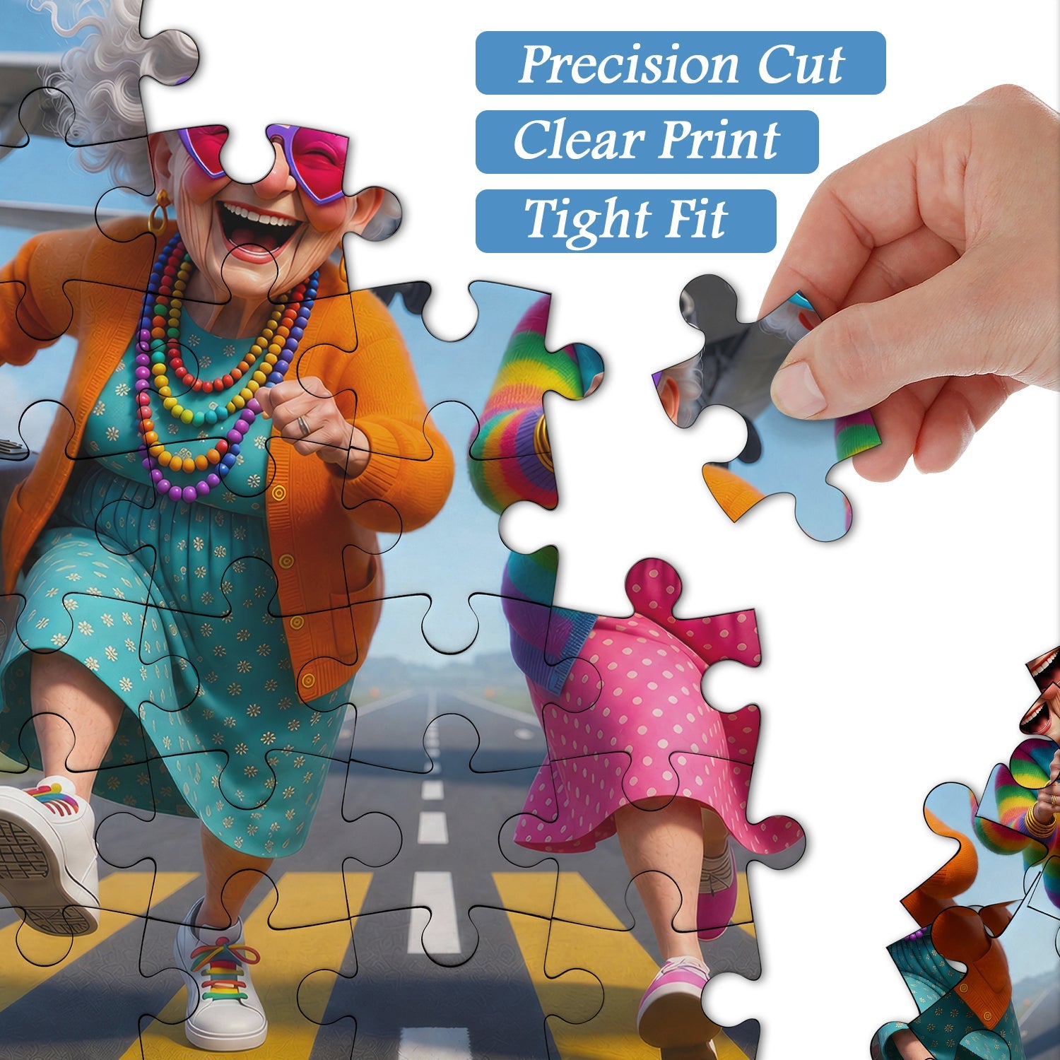 Wanderlust Grannies Jigsaw Puzzle 1000 Pieces