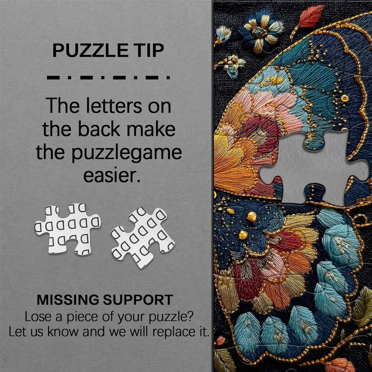 Floral Butterfly Jigsaw Puzzle 1000 Pieces