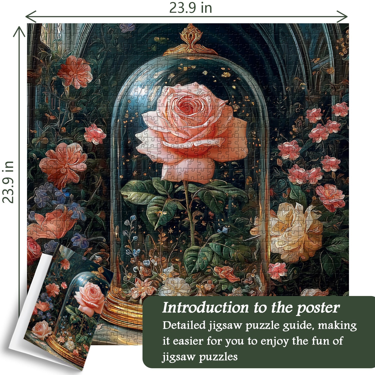 Rose Dome Jigsaw Puzzle 1000 Pieces