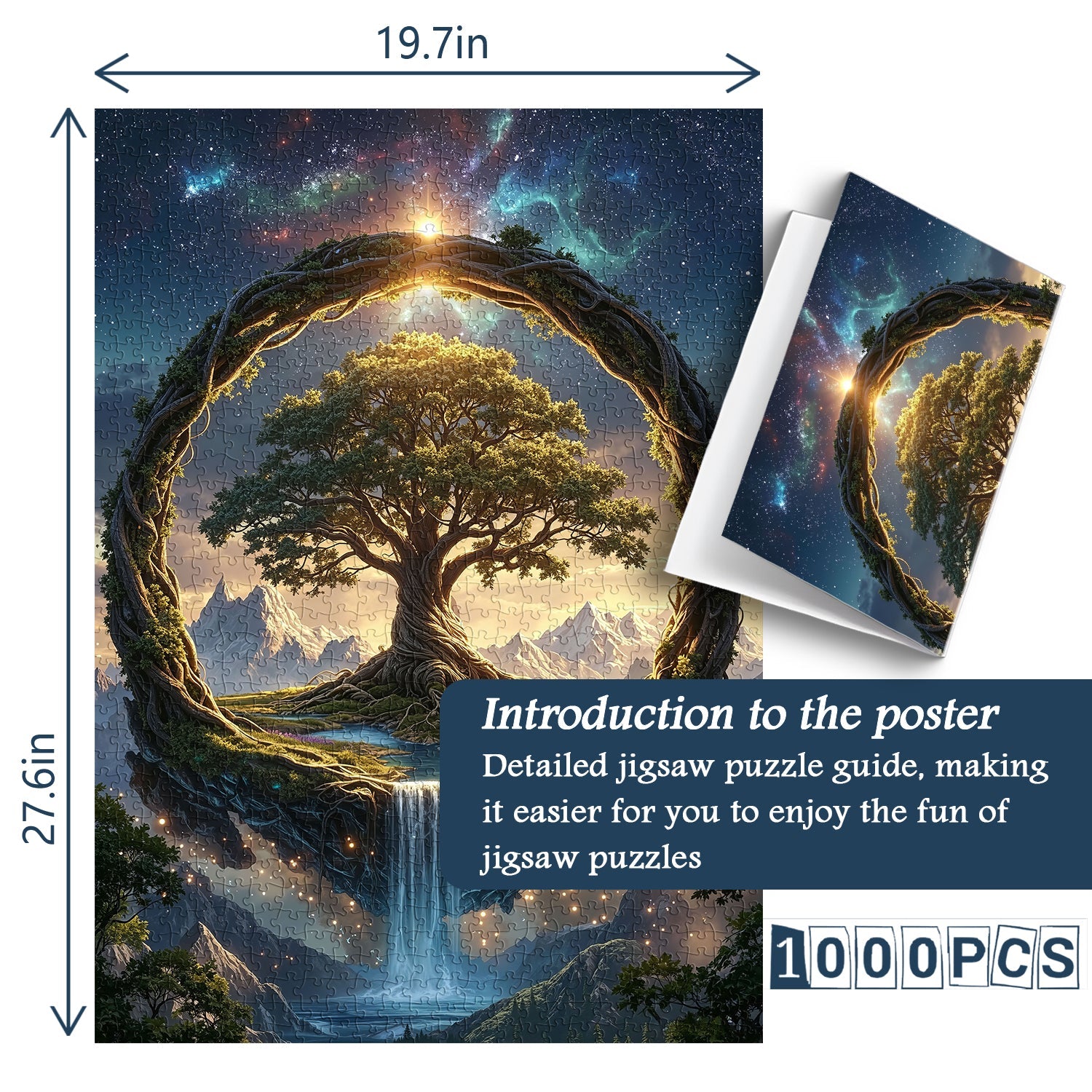 Sky World Tree Jigsaw Puzzle 1000 Piece