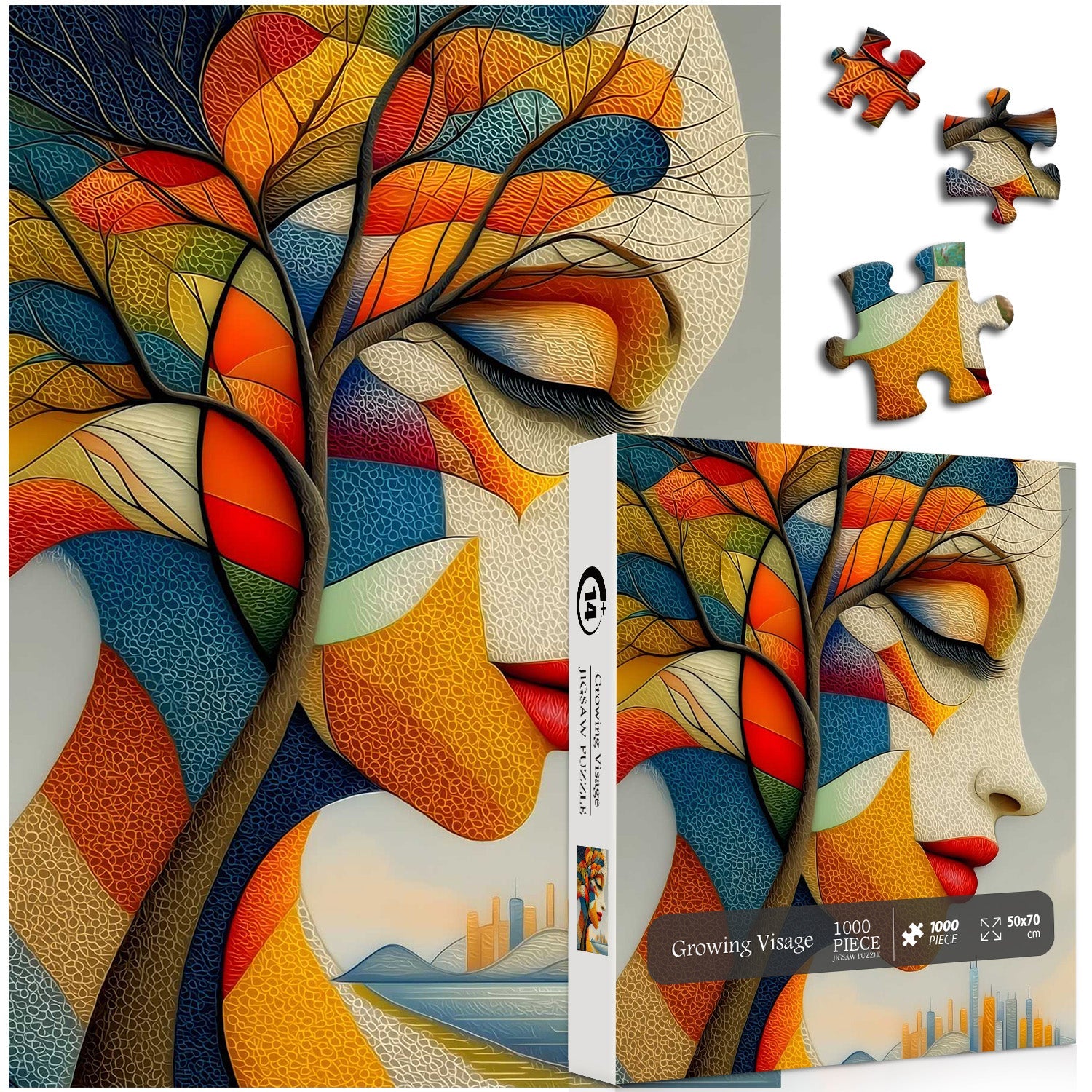 Growing Visage Jigsaw Puzzle 1000 Pieces