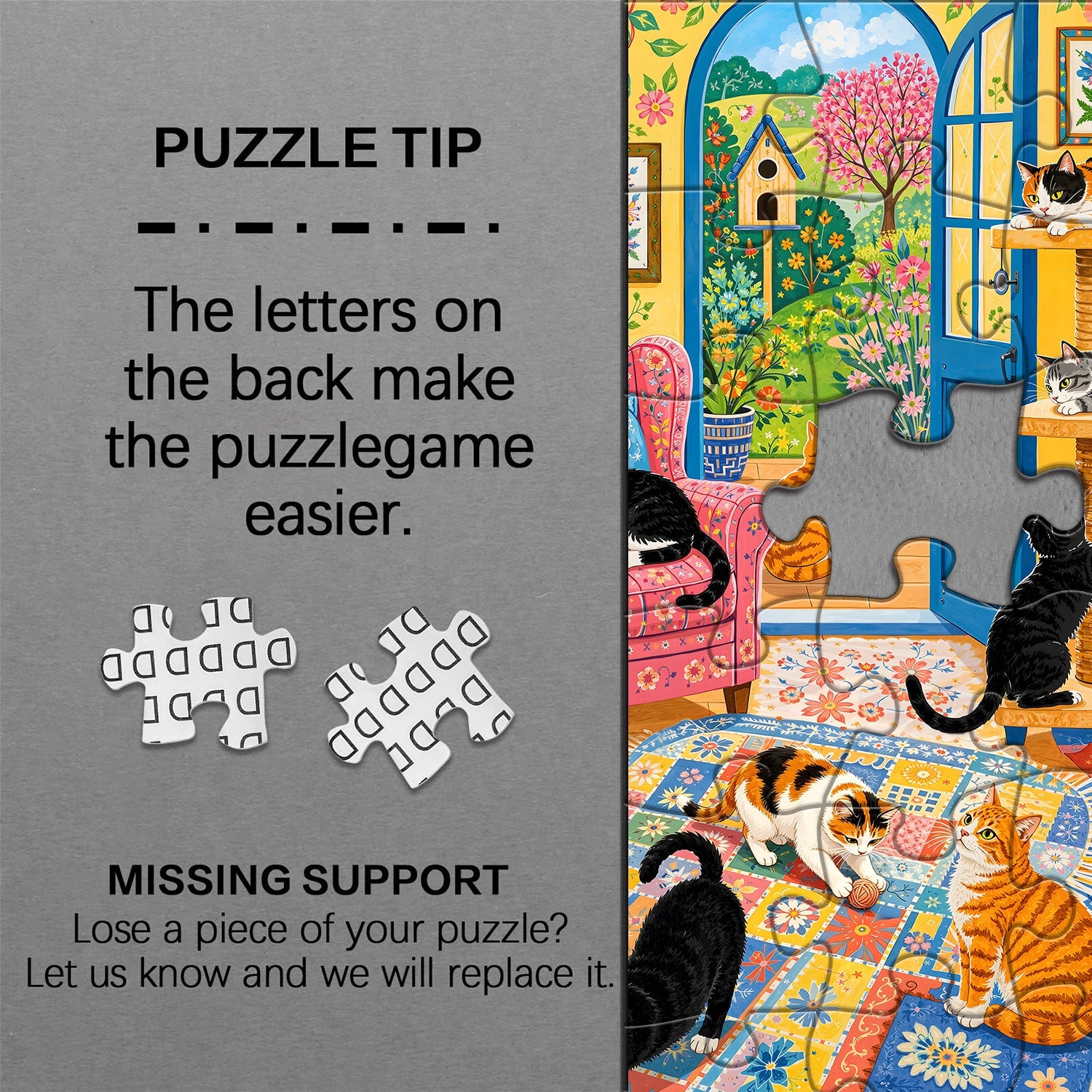 Kitty Cottage Jigsaw Puzzle 1000 Piece