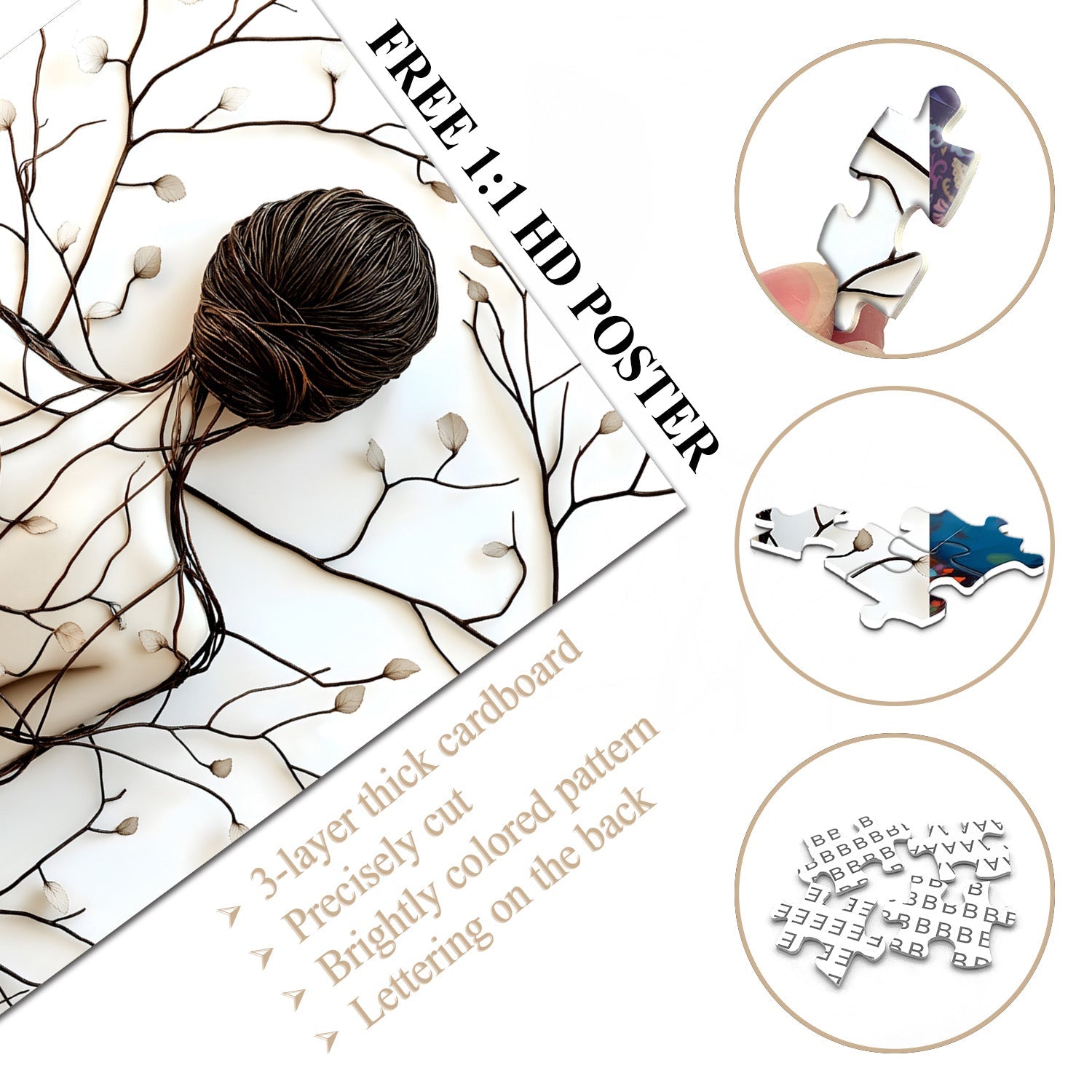 Branch Silhouette Jigsaw Puzzles 1000 Pieces