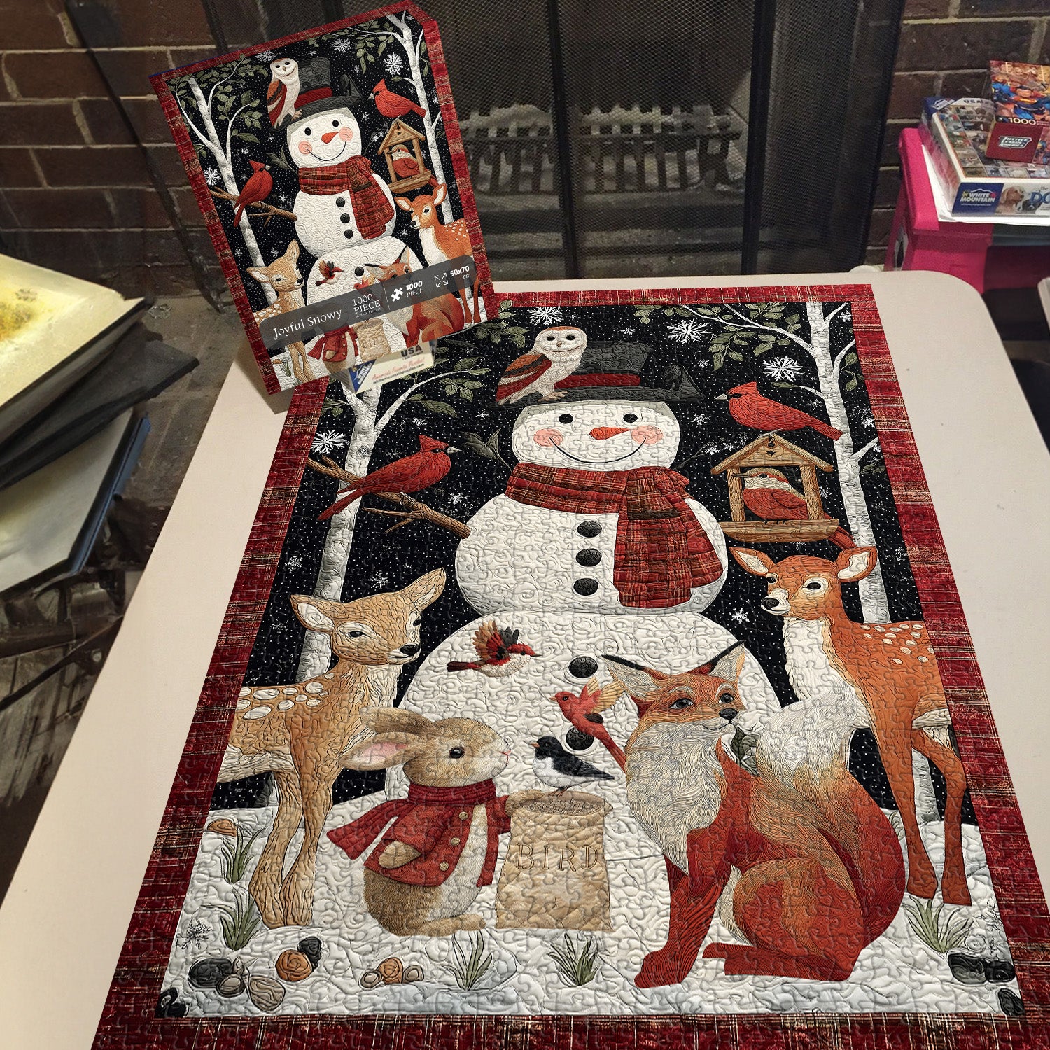 Joyful Snowy Jigsaw Puzzles 1000 Pieces