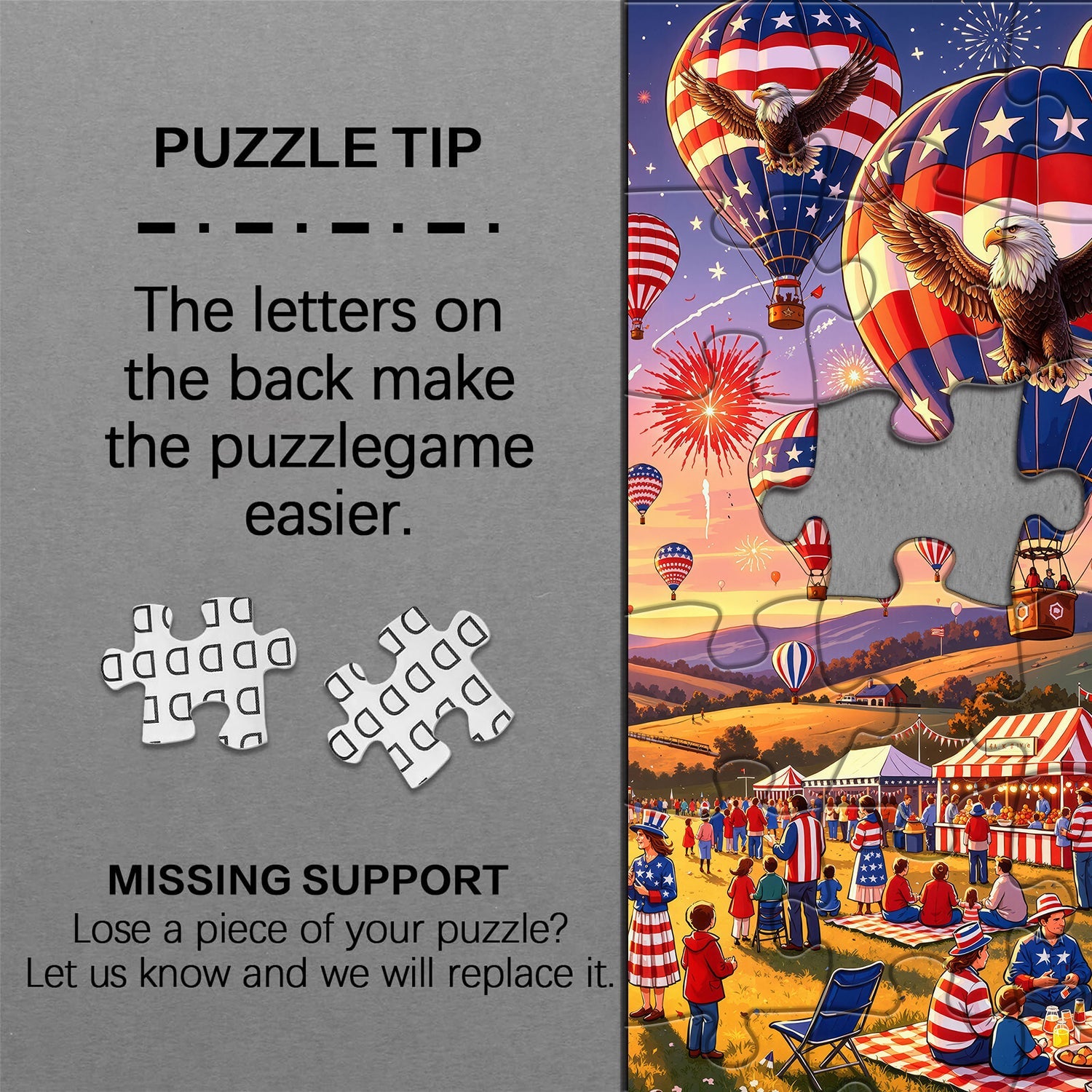 Hot Air Balloon Carnival Jigsaw Puzzle 1000 Pieces