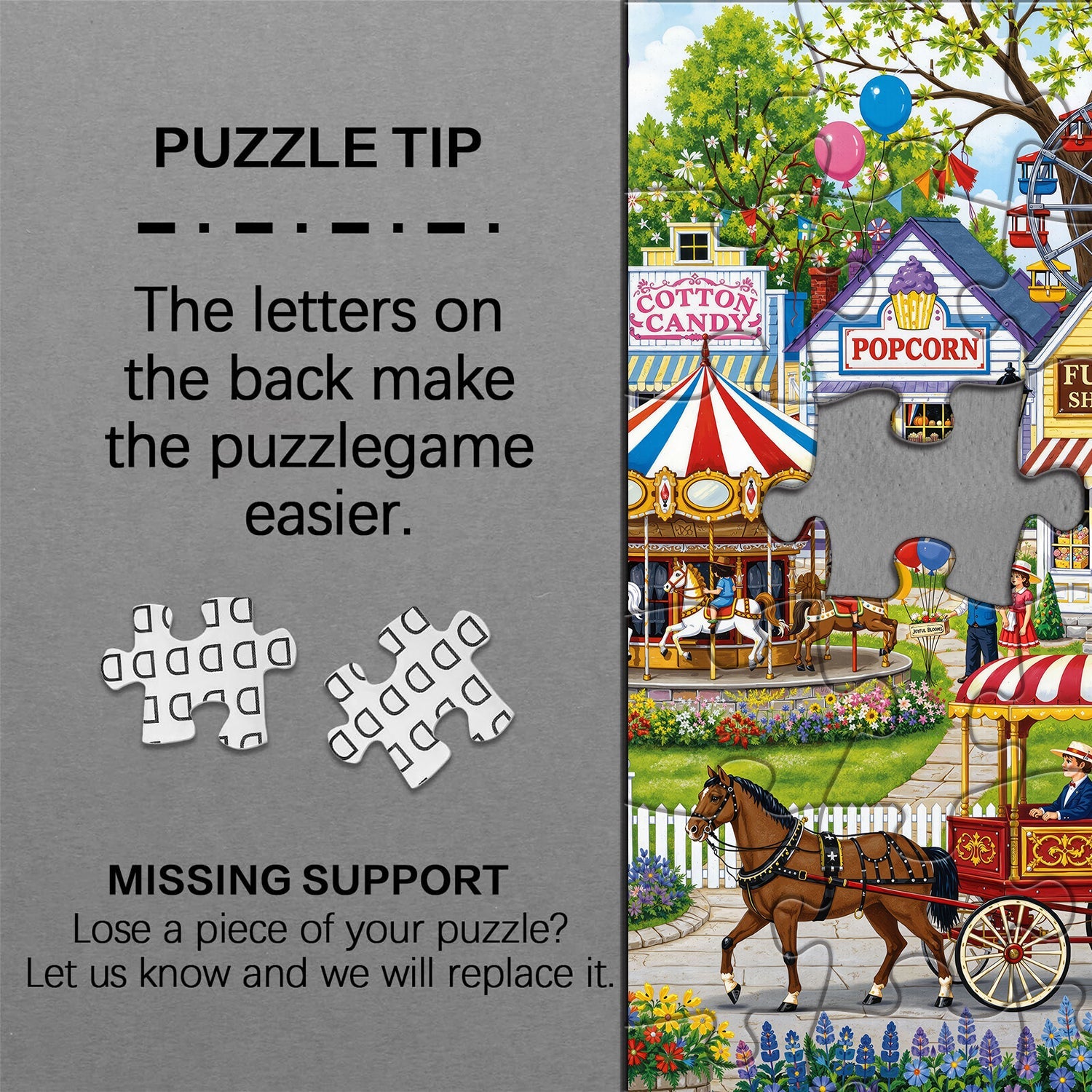 Vibrant Fair Jigsaw Puzzle 1000 Piece