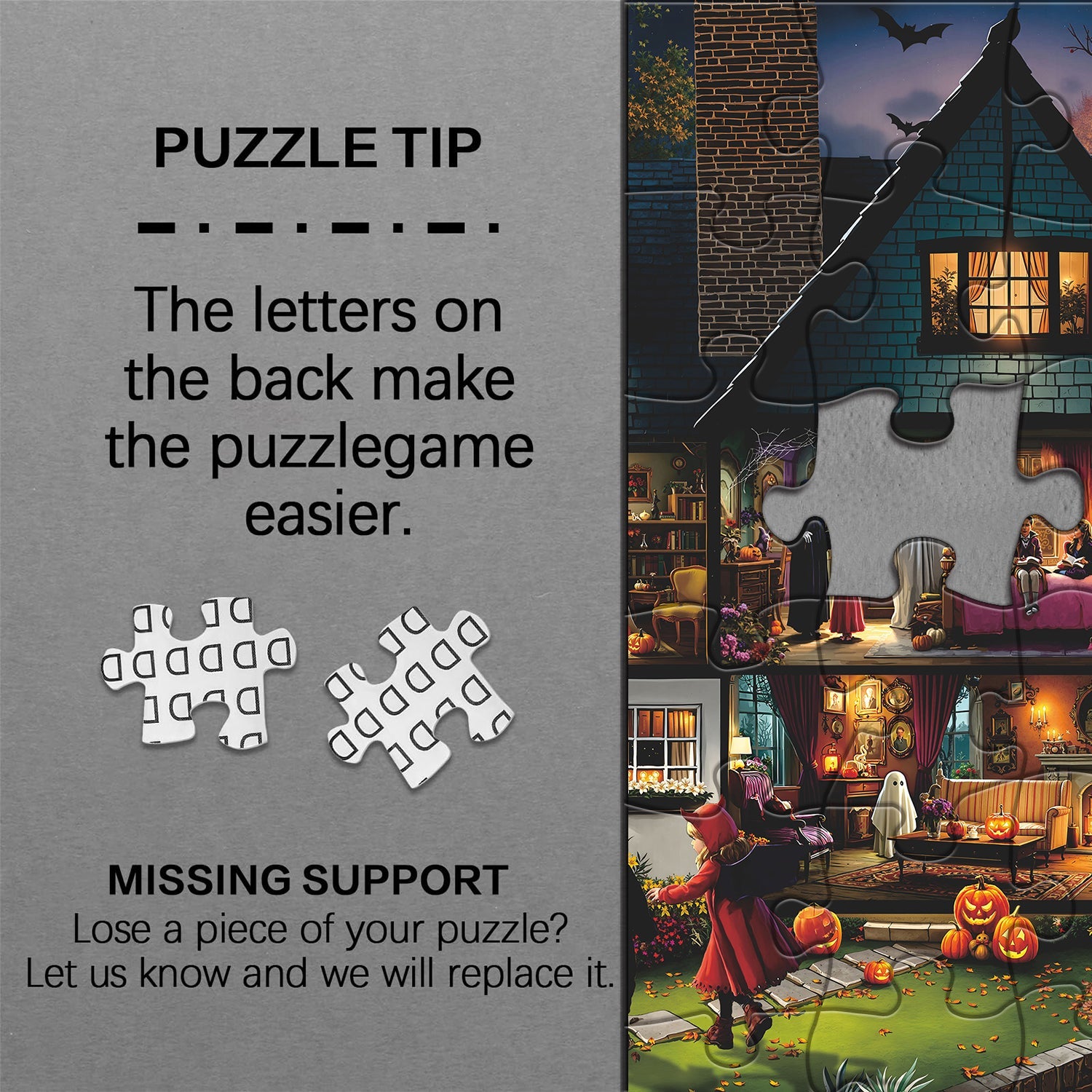 Puzzle de 1000 pièces Maison d’Halloween