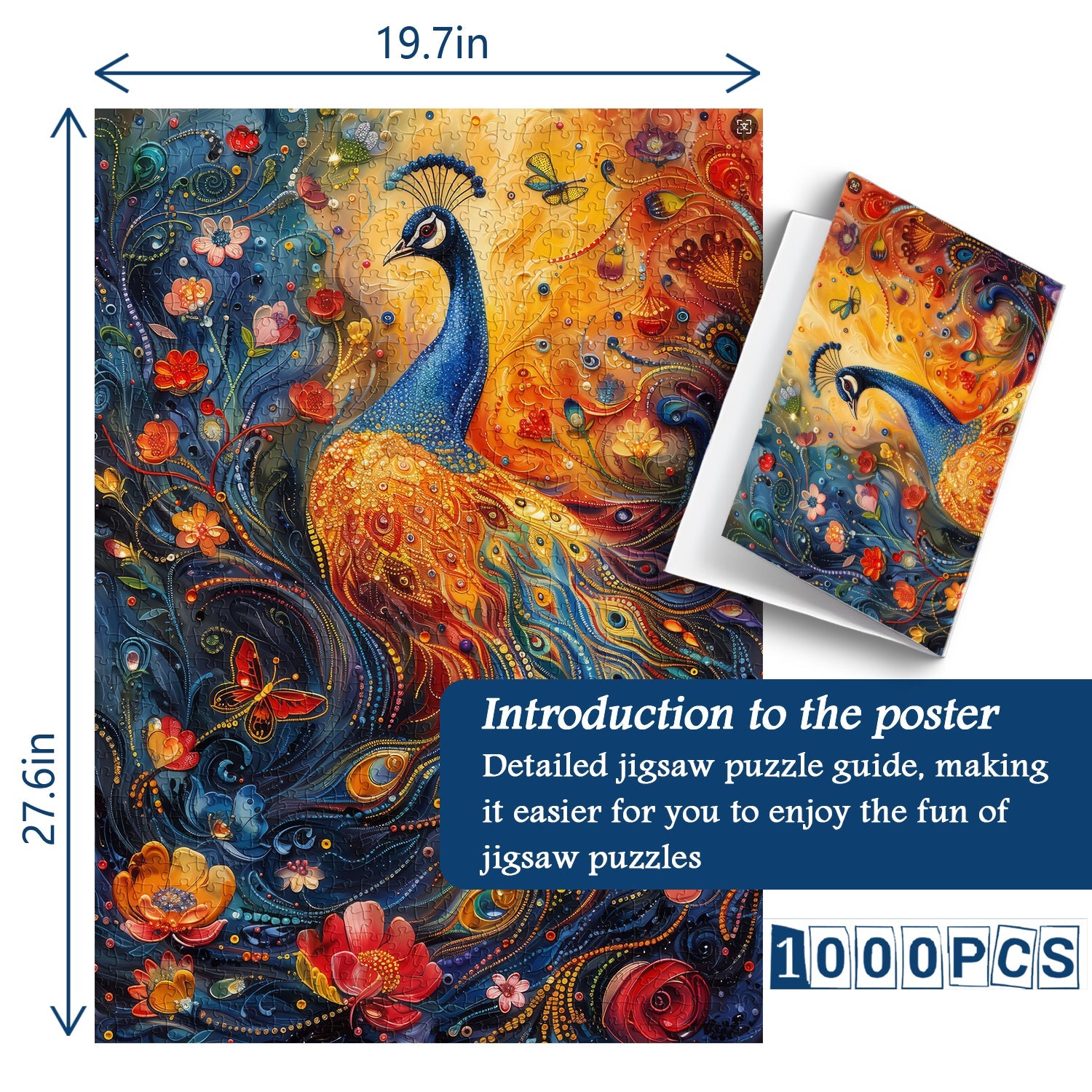 Flowing Gold Jigsaw Puzzle 1000 Pieces