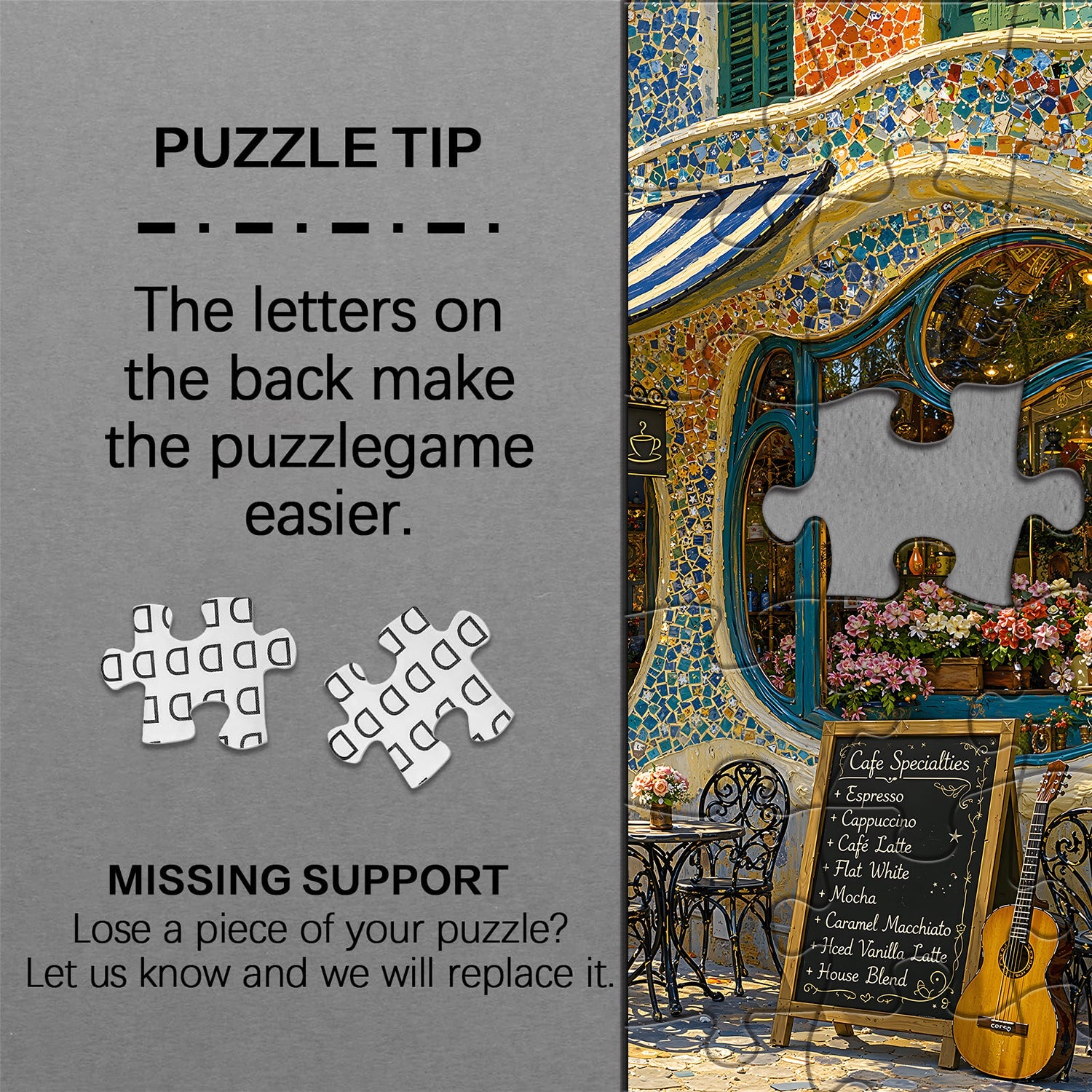Porcelain Cafe ＆ Dancers Jigsaw Puzzle 1000 Pieces