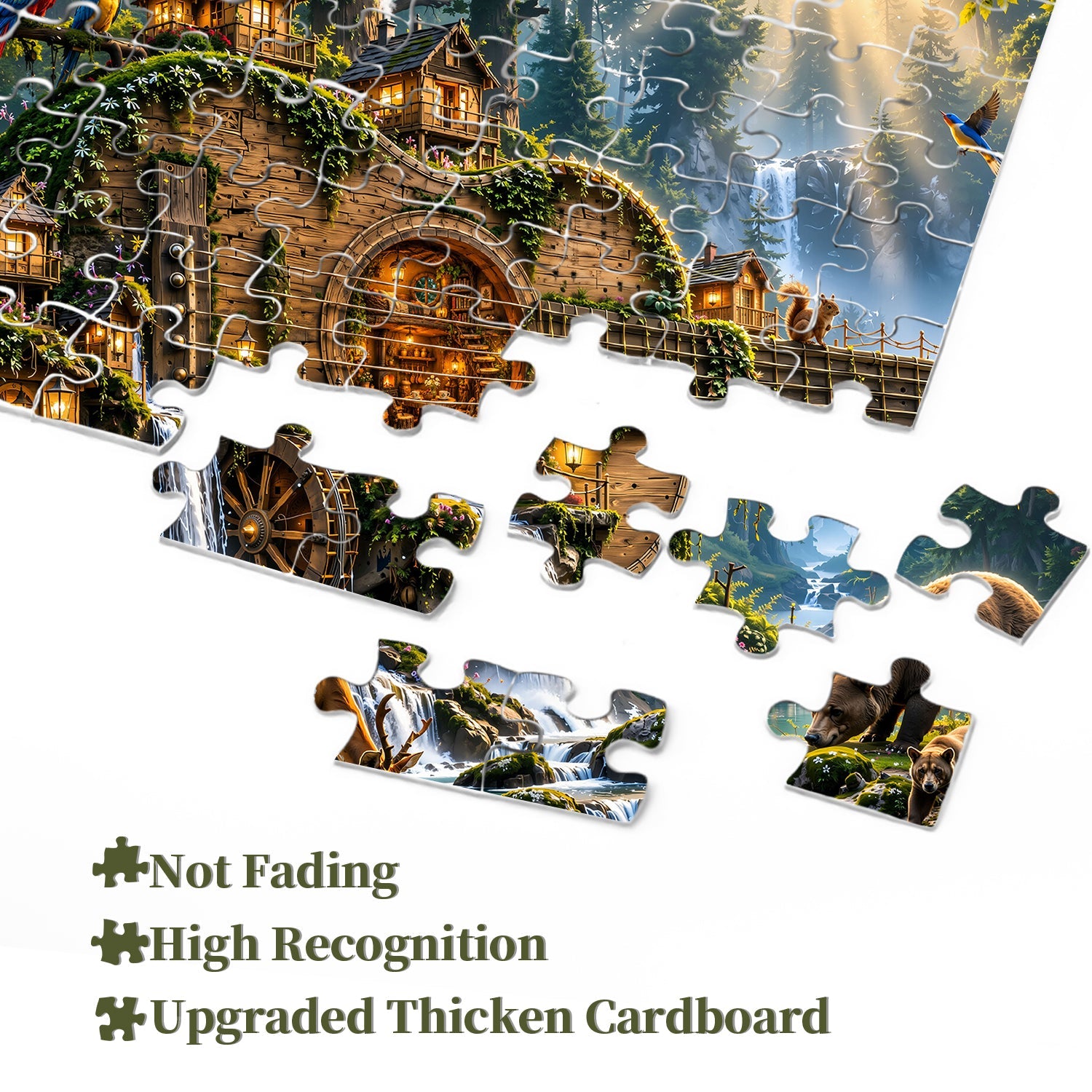Forest Guitar Secret Realm Puzzle 1000 Pieces