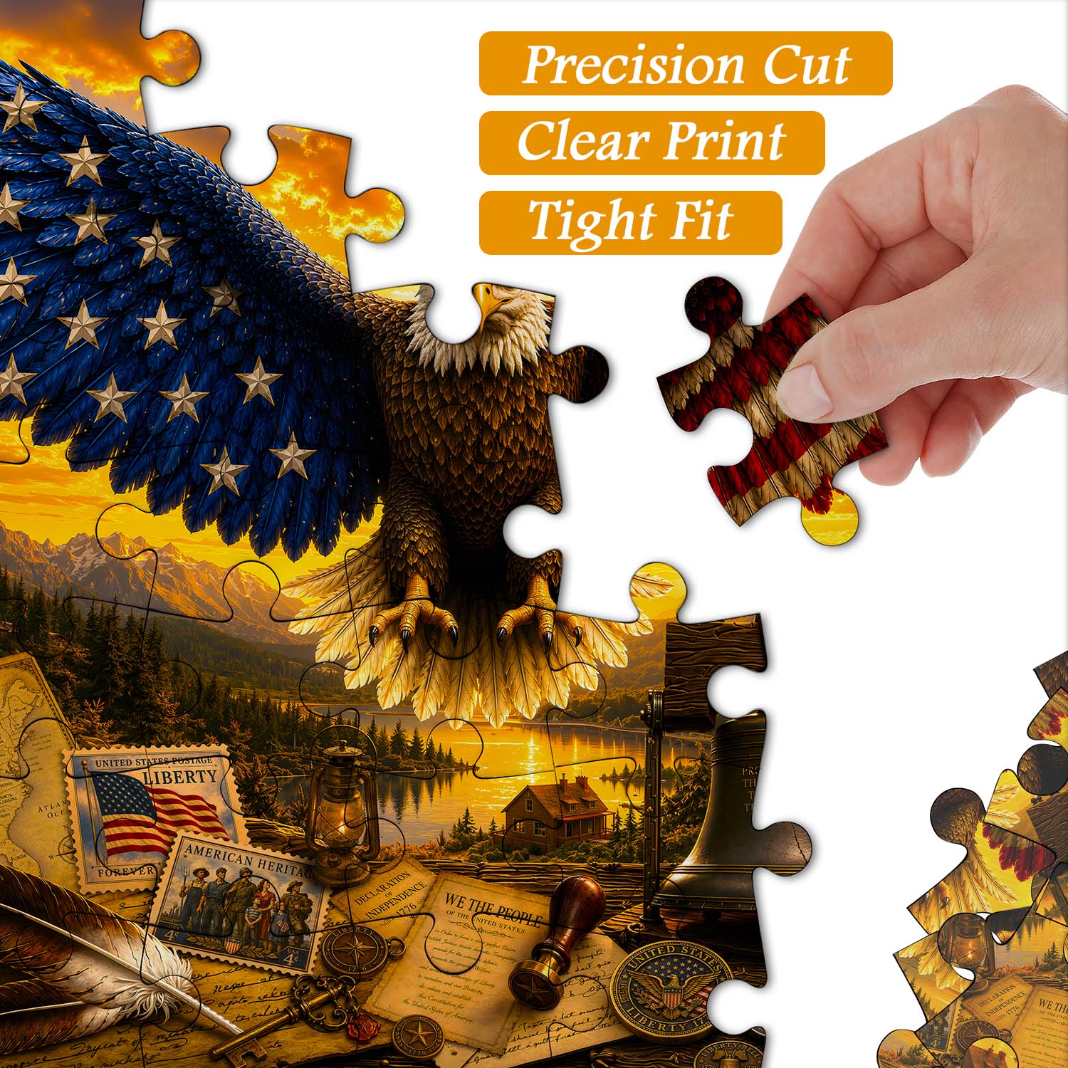 Wings of Patriotism Jigsaw Puzzle 1000 Piece