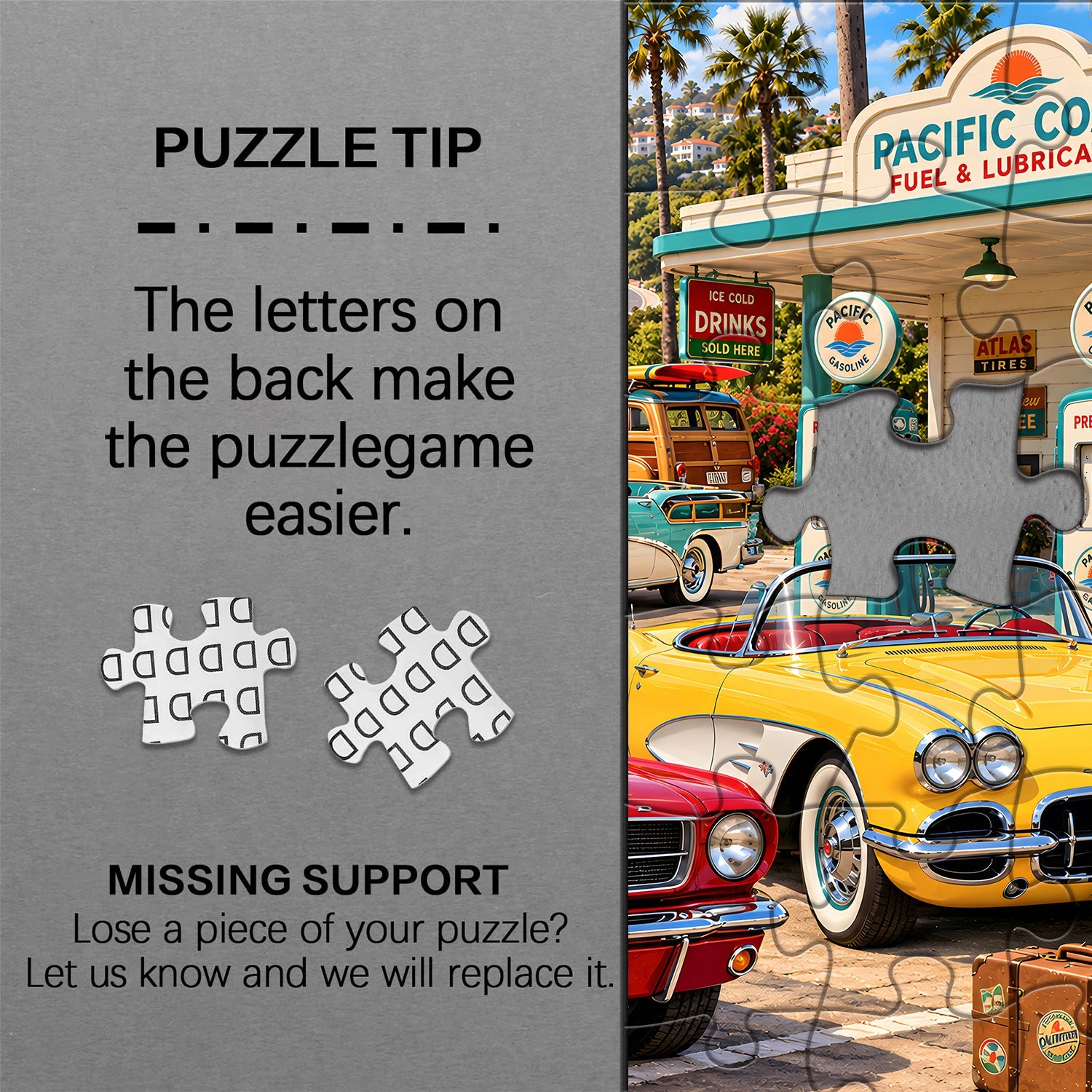 Coastal Gas Stop Jigsaw Puzzle 1000 Piece