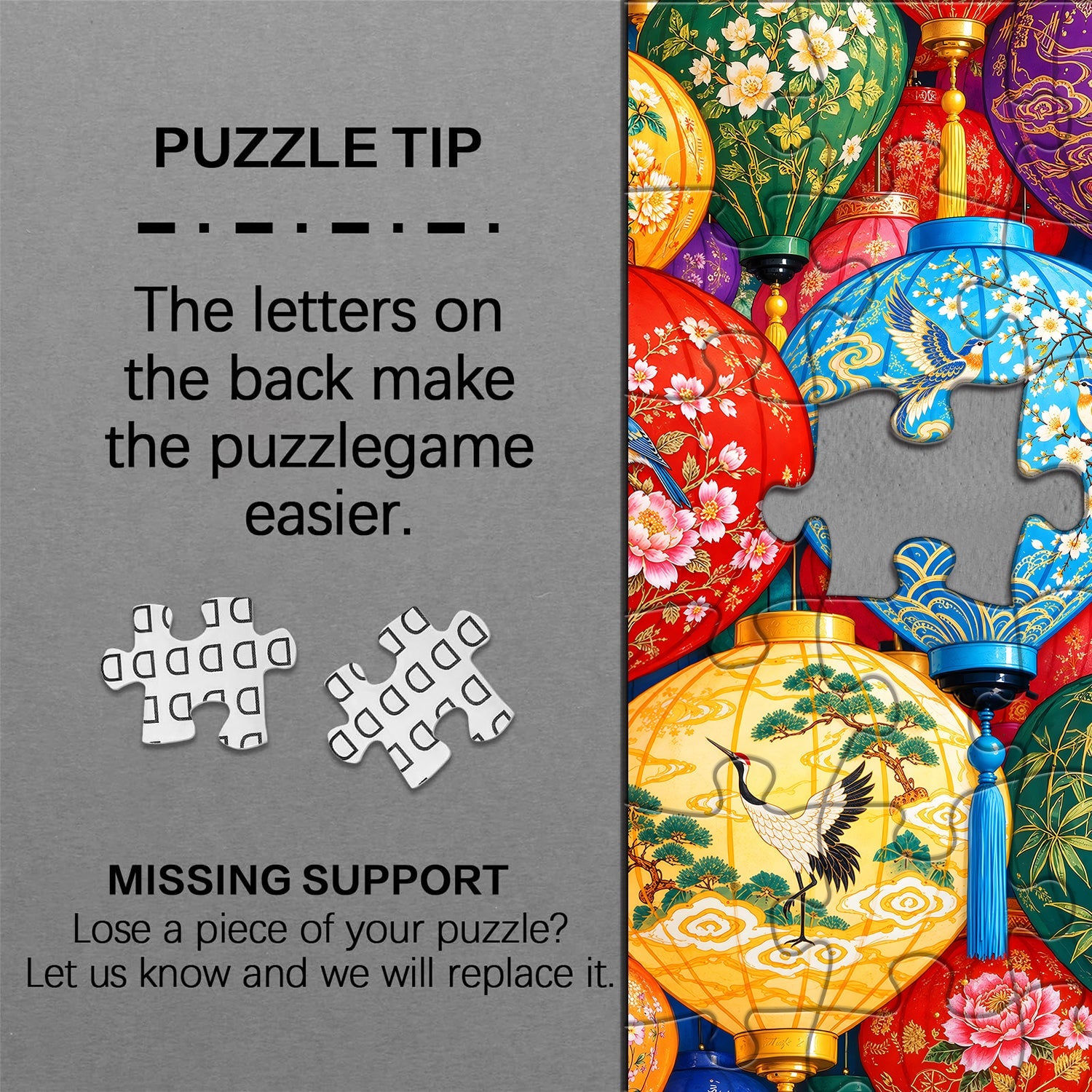 Lantern Fest Glow Jigsaw Puzzle 1000 Piece