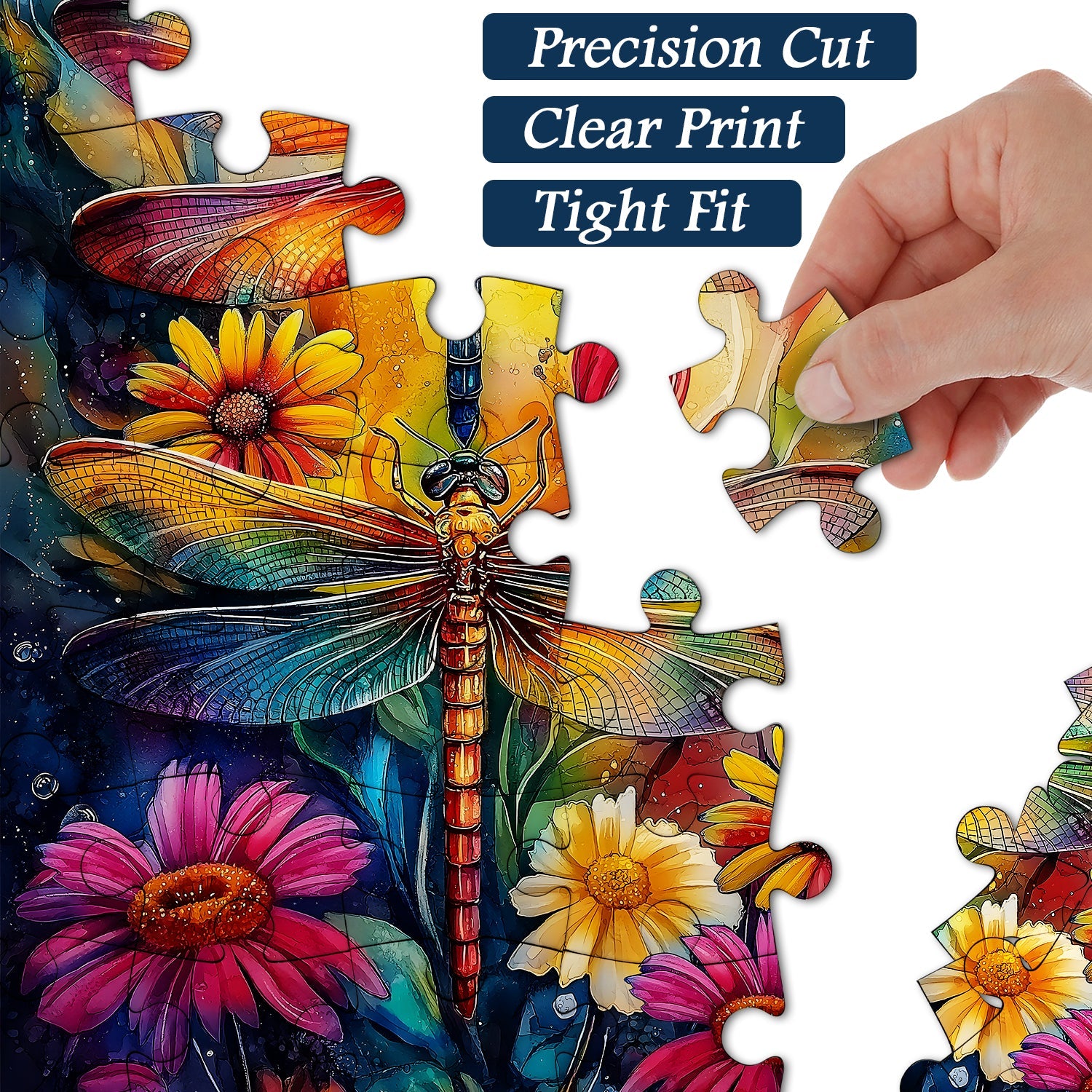 Colorful Dragonfly Jigsaw Puzzles 1000 Pieces