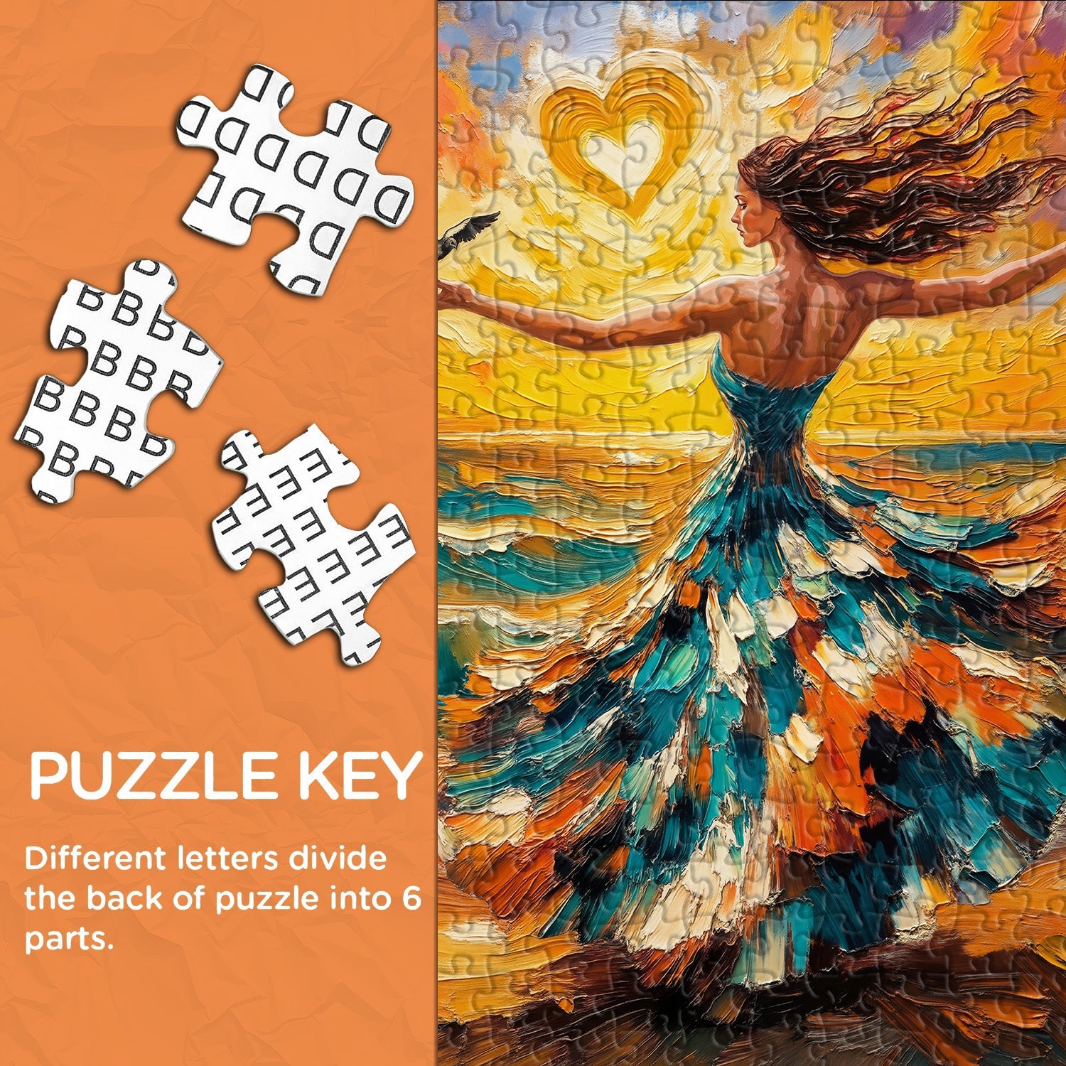 Sunset Embrace Jigsaw Puzzle 1000 Pieces