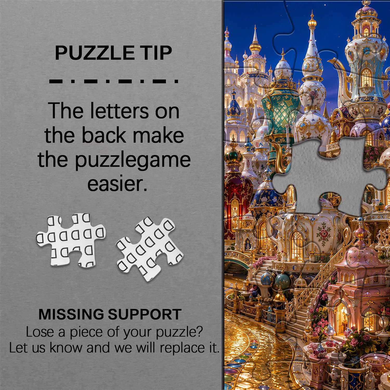 Porcelain Fantasy City Jigsaw Puzzle 1000 Piece