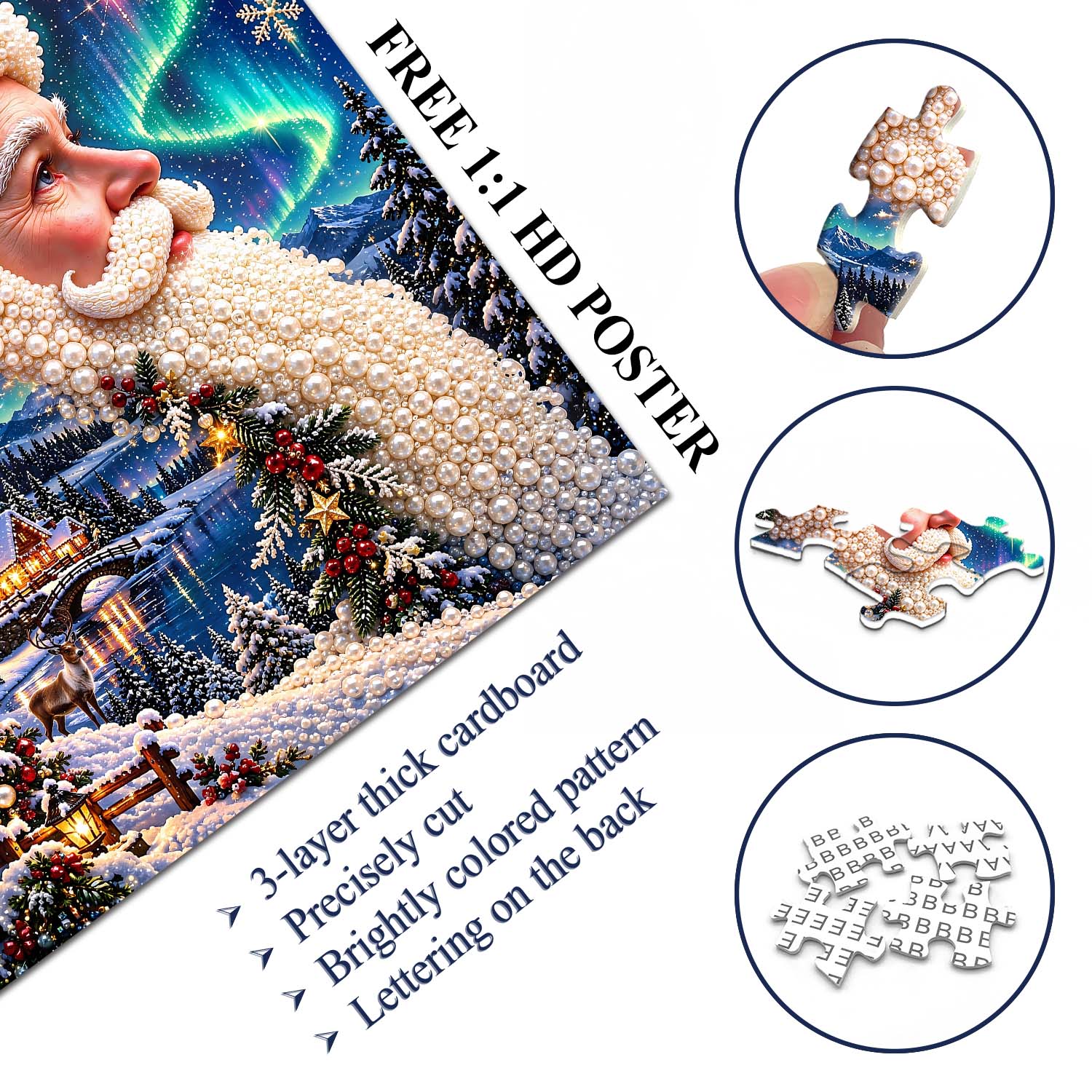 Aurora Noel Jigsaw Puzzle 1000 Piece