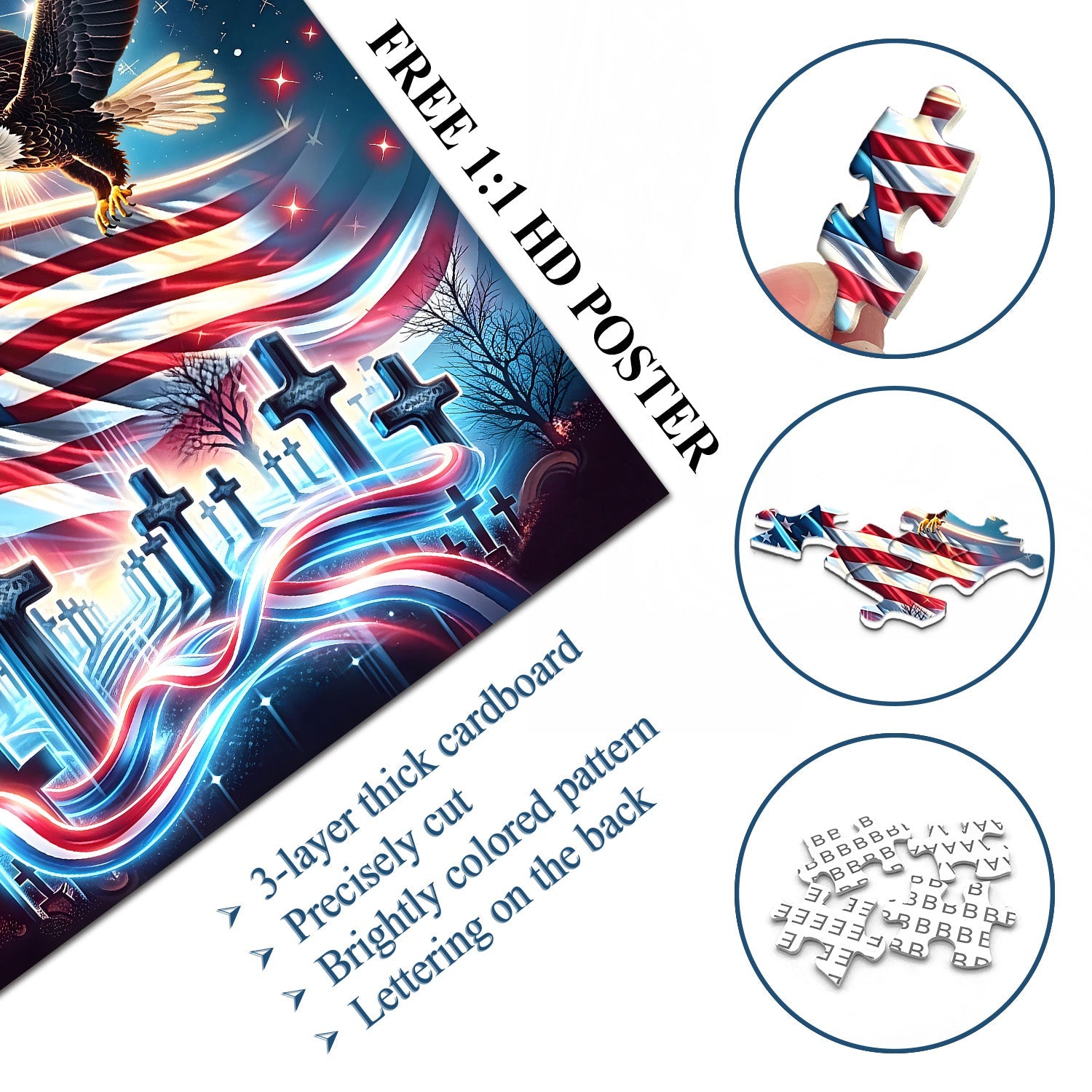 Honor & Freedom Jigsaw Puzzle 1000 Pieces
