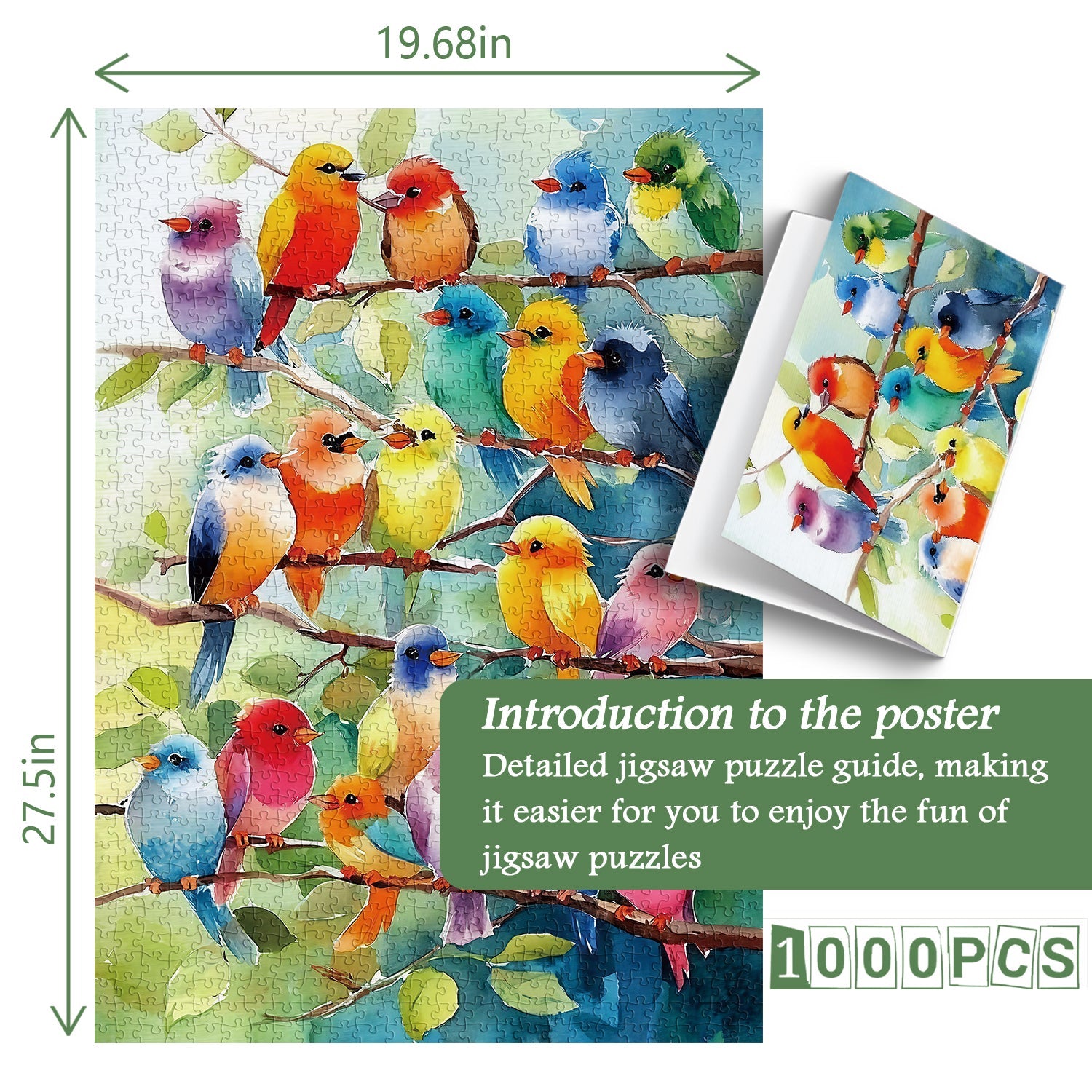 Birds Party Jigsaw Puzzle 1000 Pieces