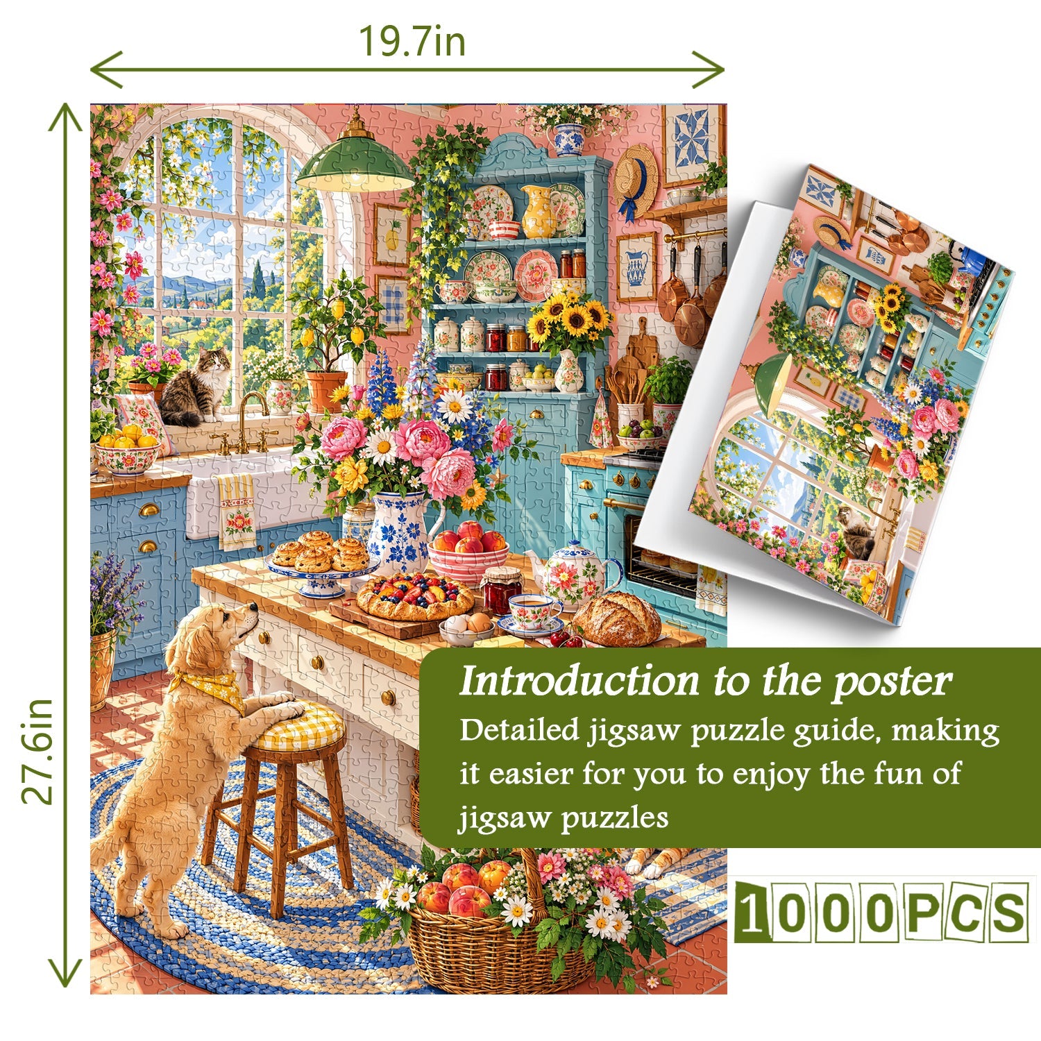 Spring Kitchen Jigsaw Puzzle 1000 Pieces
