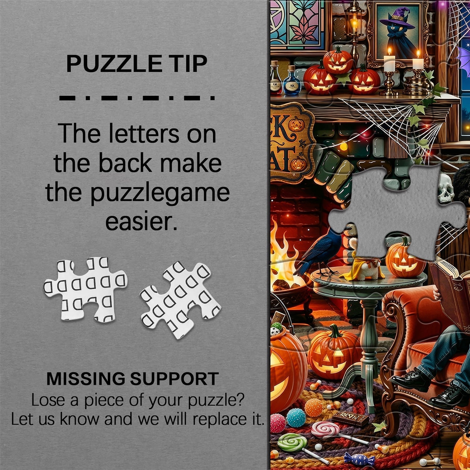 Halloween Hearth Jigsaw Puzzle 1000 Pieces