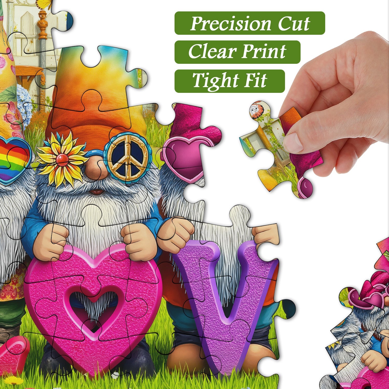 Lovely Gnome Squad Jigsaw Puzzle 1000 Pieces