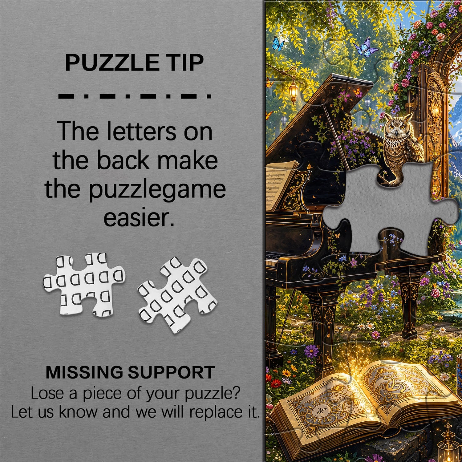Enchanted Piano Tune Jigsaw Puzzle 1000 Pieces