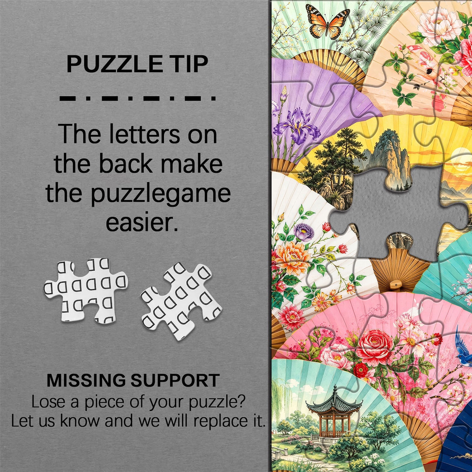 Fan Elegance Jigsaw Puzzle 1000 Piece