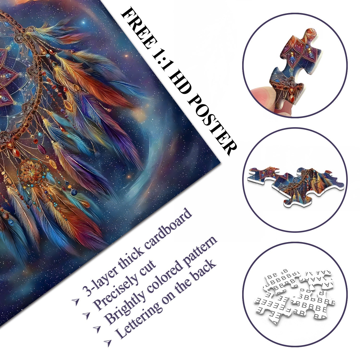 Starry Dreamcatcher Jigsaw Puzzle 1000 Pieces