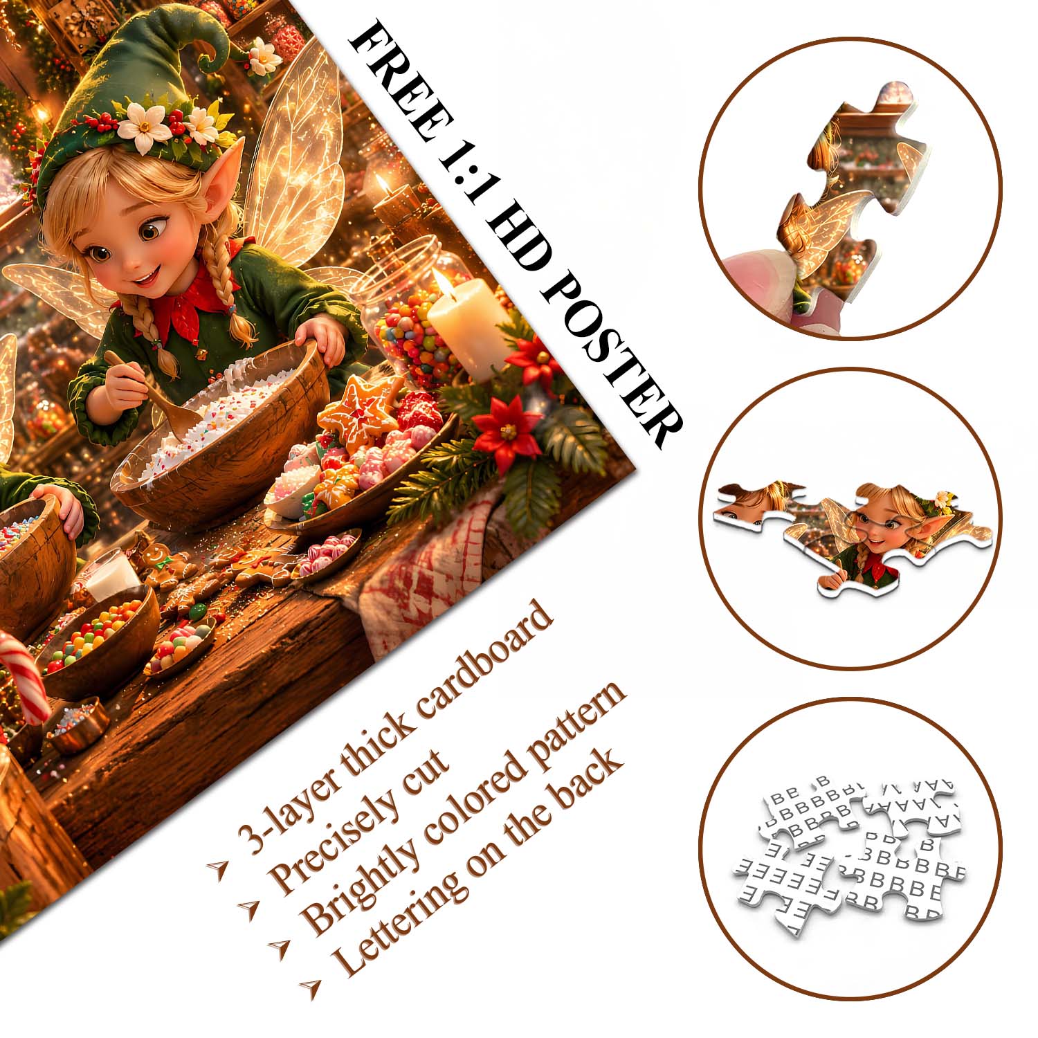 Elf Kitchen Jigsaw Puzzle 1000 Piece